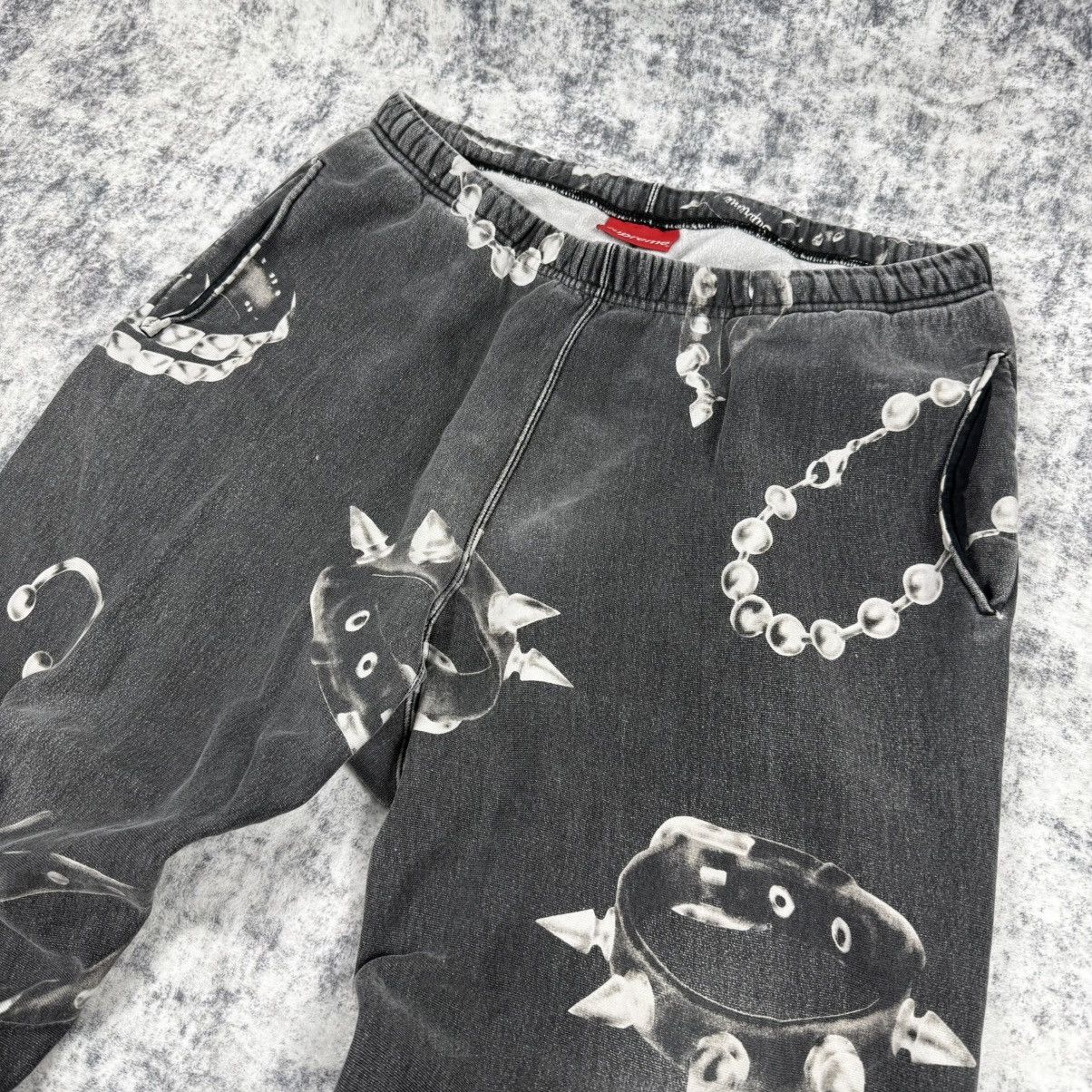 Supreme Supreme FW20 Studded Collars ‘Gray’ Sweatpants Size US 34 / EU 50 - 3 Thumbnail