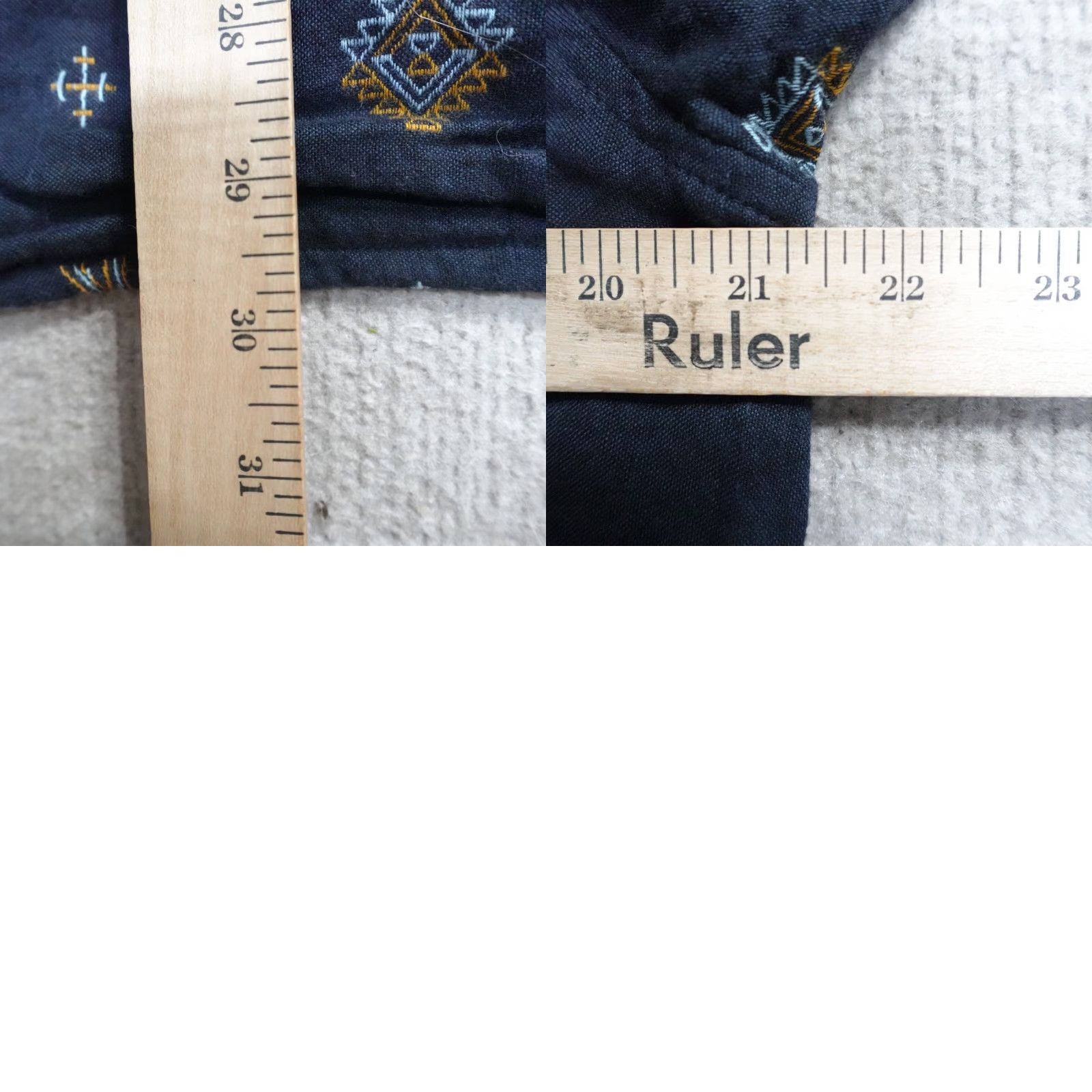 Roark Roark Shirt Large Blue Manawa Tapu Man Men Short Sleeve Button-Up Collared Cotton Geometric Size US L / EU 52-54 / 3 - 8 Thumbnail
