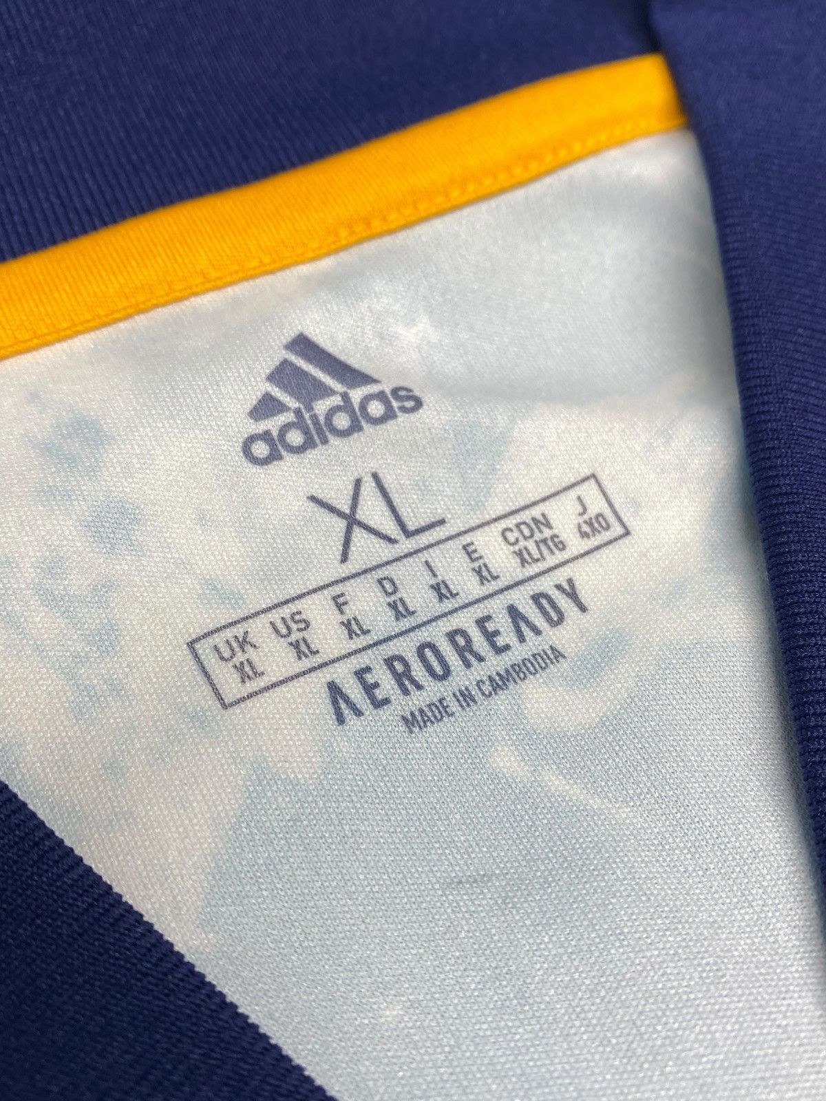 Adidas 🔥 ADIDAS WOLVES JERSEY BLUE SPLATTER FUTURE RAVE XL Size US XL / EU 56 / 4 - 13 Thumbnail