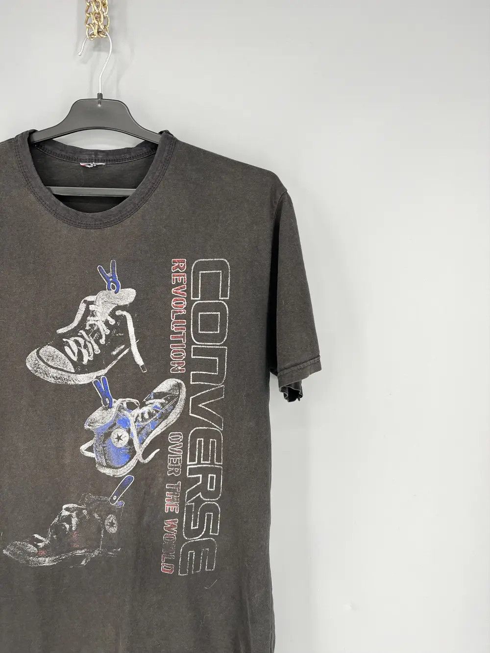 Band Tees Vintage Converse All Star REVOLUTION Shoes Rare Art Size US L / EU 52-54 / 3 - 5 Thumbnail