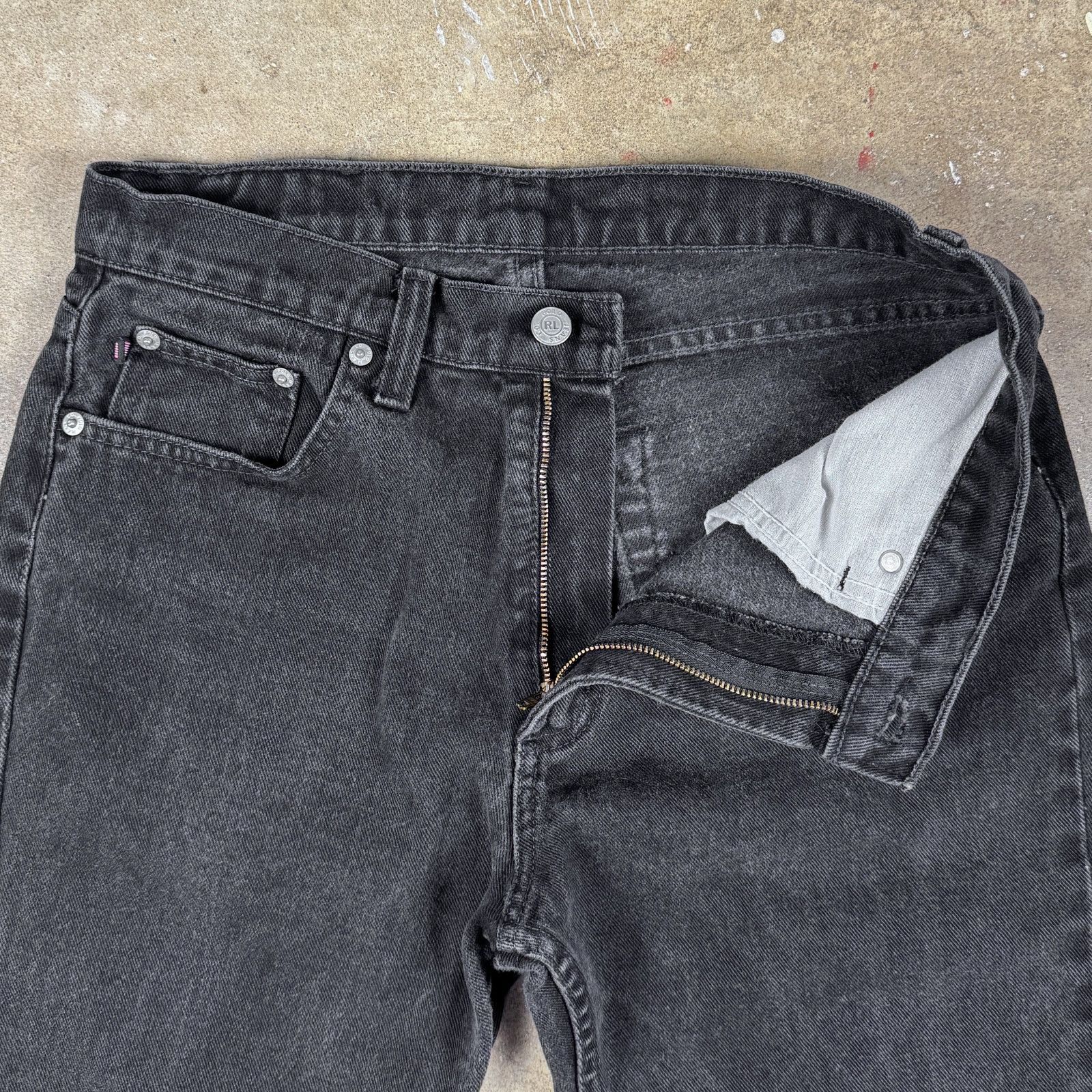 Polo Ralph Lauren Vintage Polo Jeans Co Ralph Lauren Women’s Black Denim Sz 8 Size 30" / US 8 / IT 44 - 4 Thumbnail