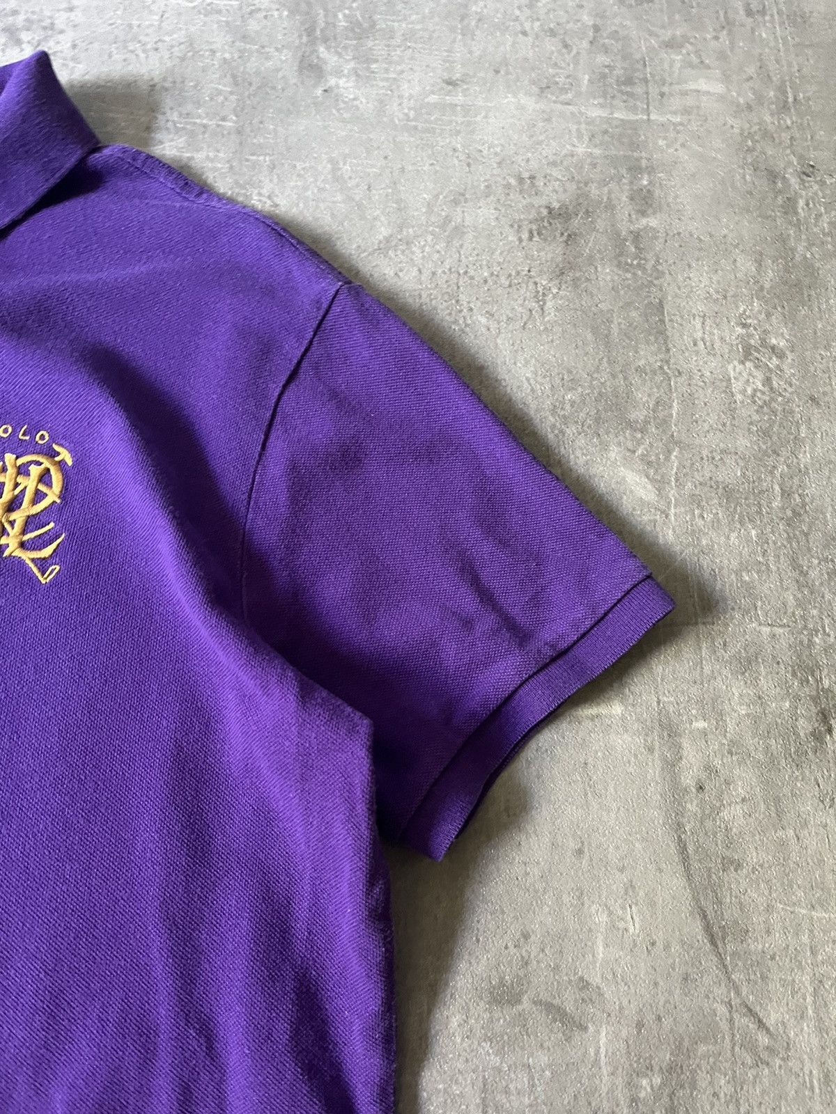 Polo Ralph Lauren × Vintage Vintage Polo Ralph Lauren purple basic polo T-shirt Size US L / EU 52-54 / 3 - 5 Thumbnail