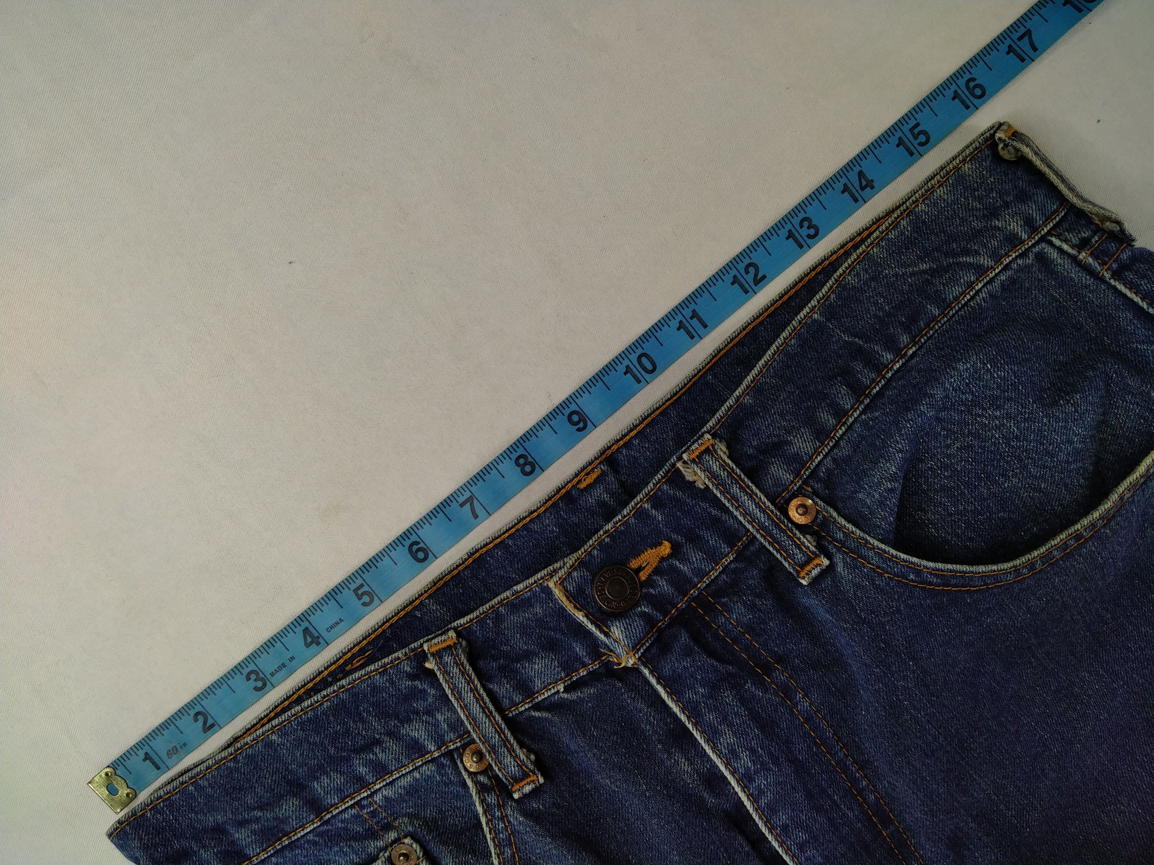 Levi's Faded Blue Vintage Levi's 512 Jeans 32x29 Denim -JN949 Size US 32 / EU 48 - 4 Thumbnail