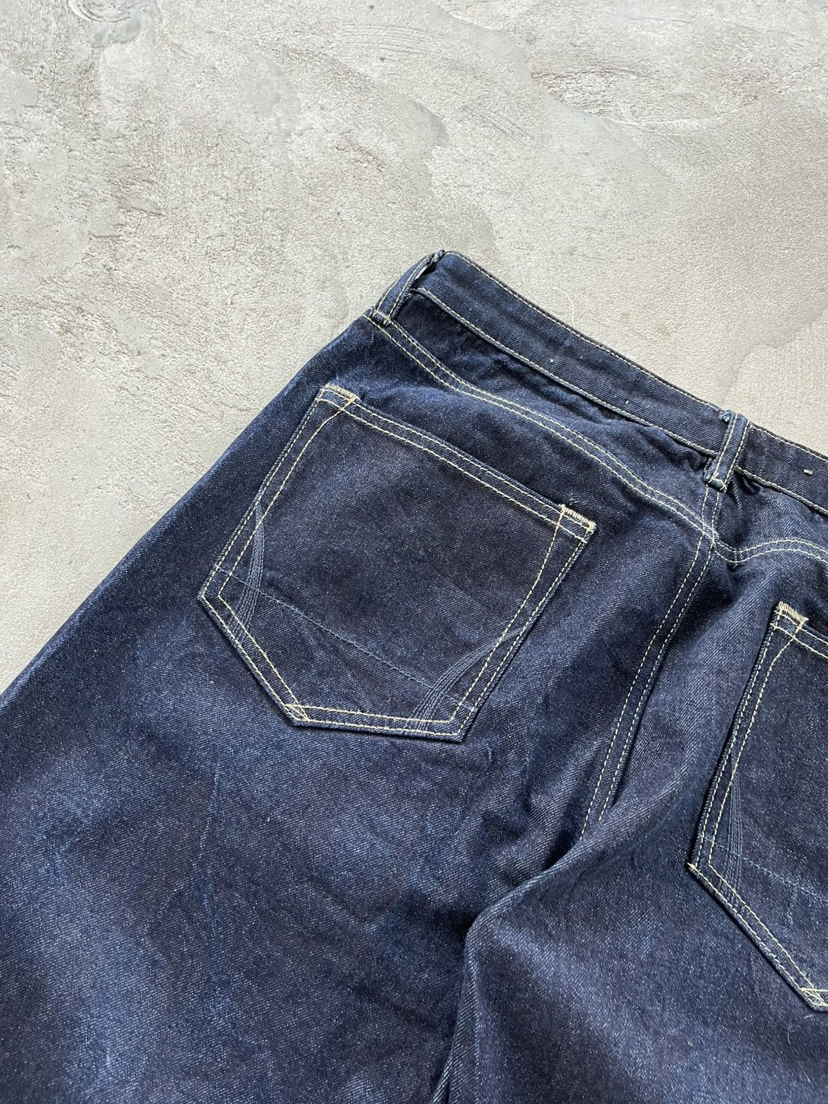 Allsaints Vintage AllSaints Jack Navy luxury Slim Selvedge Denim Jeans Size US 32 / EU 48 - 14 Thumbnail