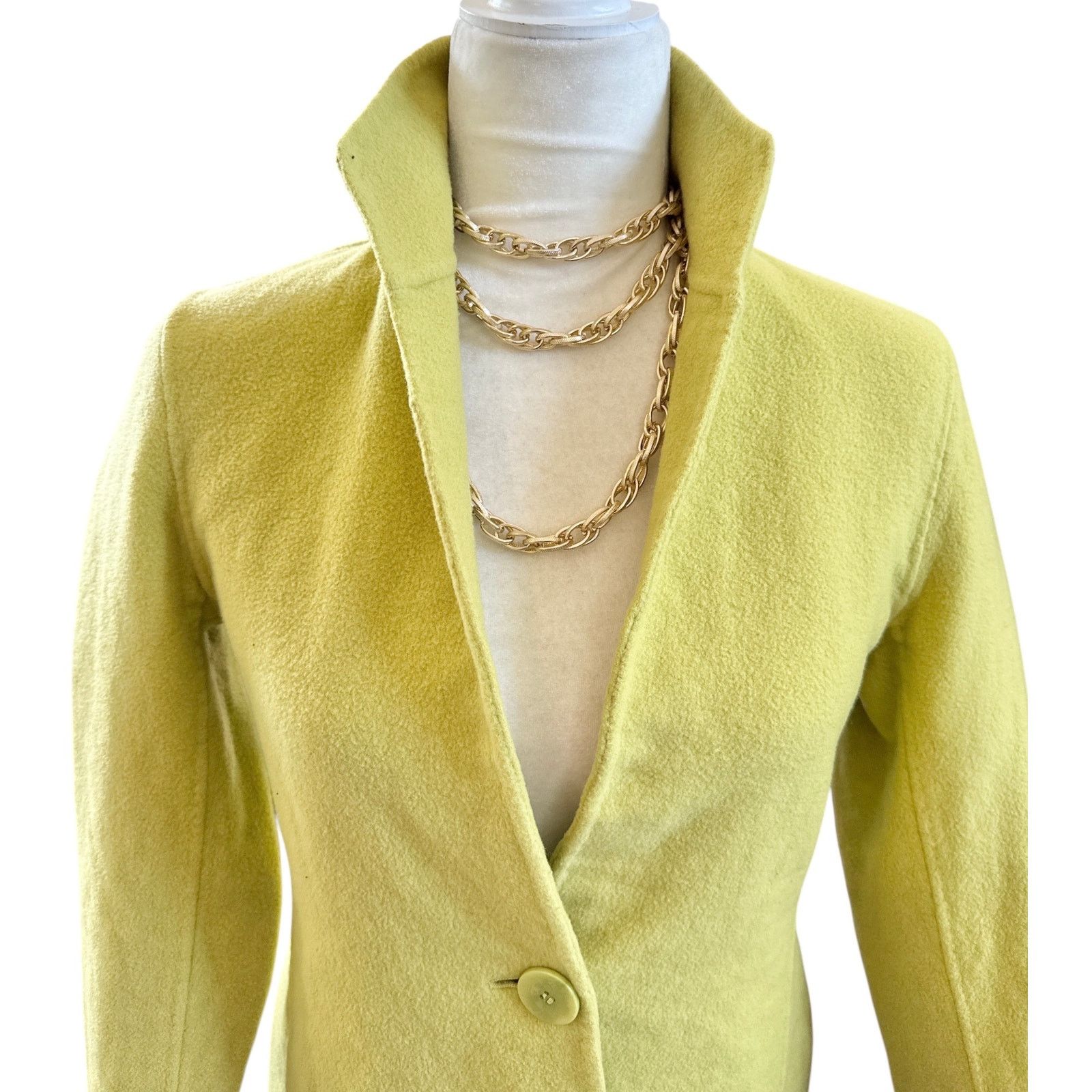 Jones New York Jones New York Women’s Petite Small Fleece Blazer in Lime Size S / US 4 / IT 40 - 4 Thumbnail