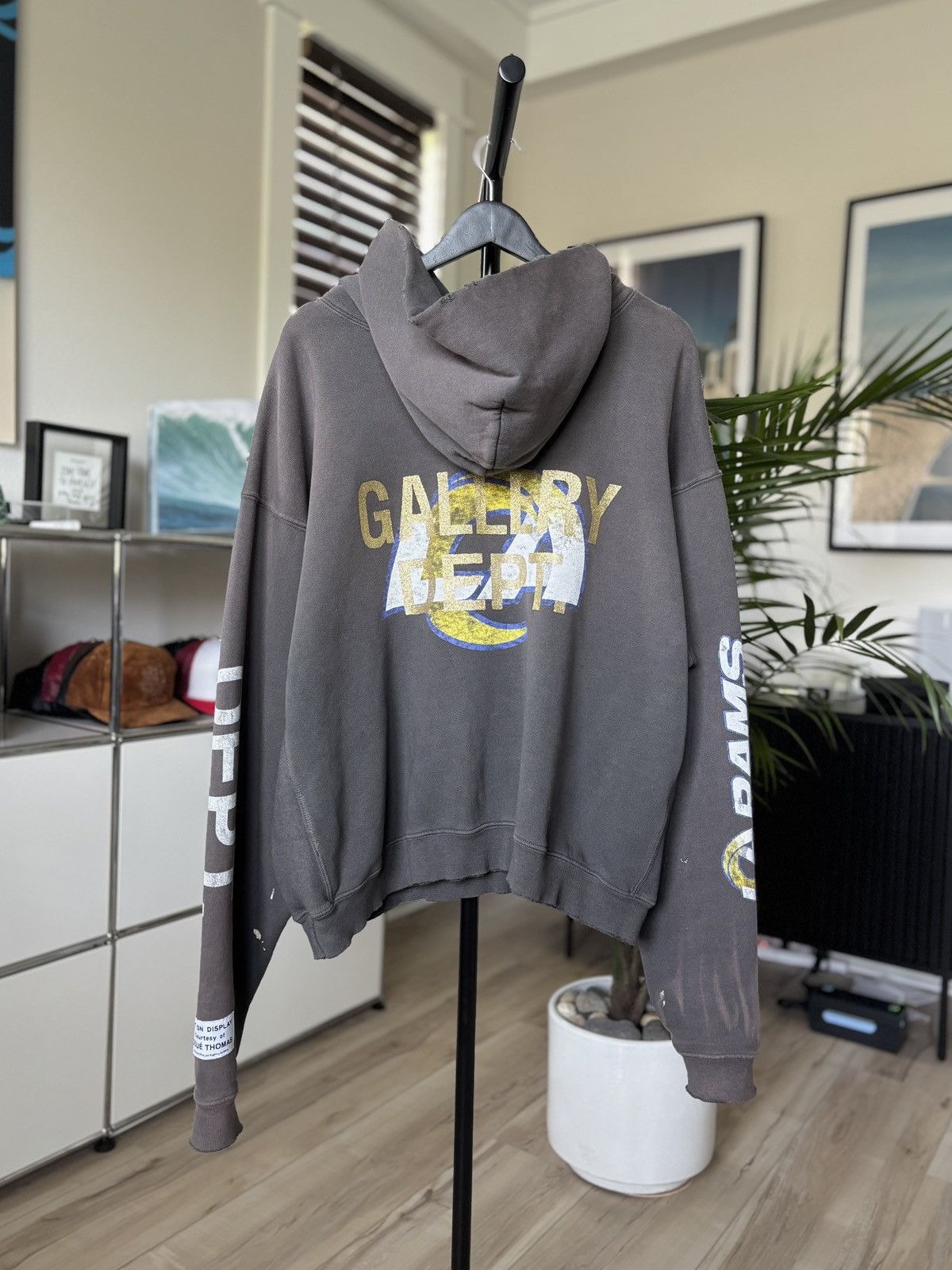 Gallery Dept. 🏈 LA RAMS DISTRESSED PAINTER HOODIE Size US M / EU 48-50 / 2 - 1 Thumbnail
