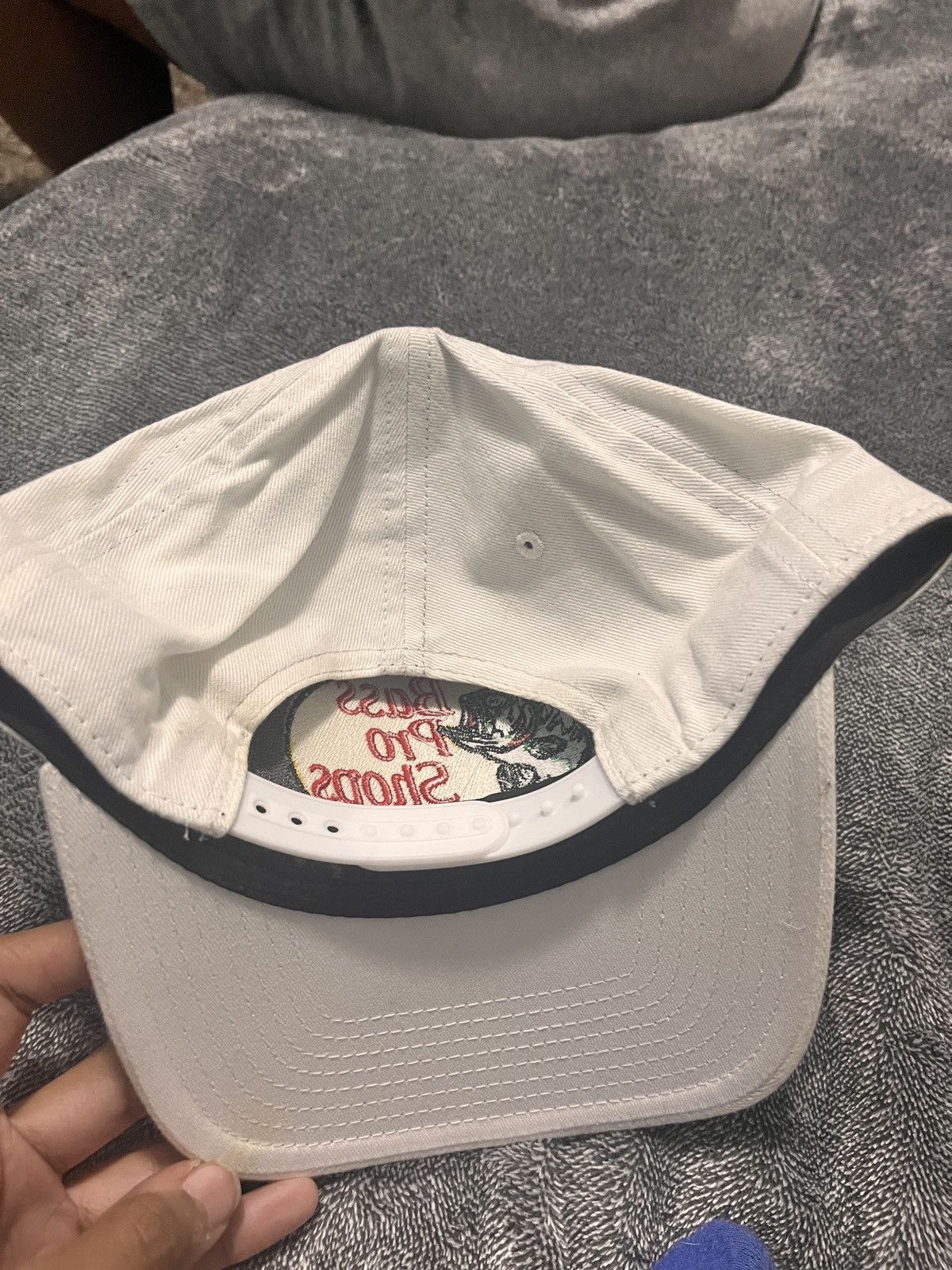 Bass Pro Shops White Bass Pro Shops Hat Size ONE SIZE - 3 Thumbnail