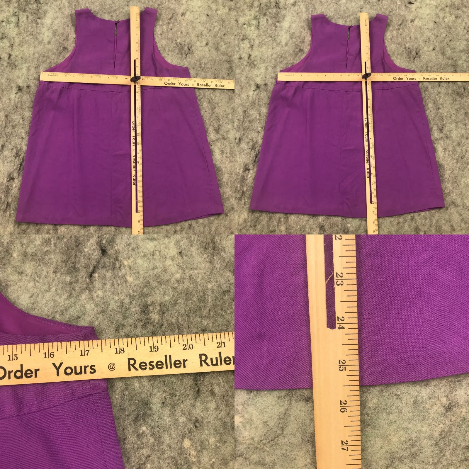 Banana Republic Banana Republic Womens Shirt Tank Top Small Purple Sleeveless Blouse Size S / US 4 / IT 40 - 8 Thumbnail