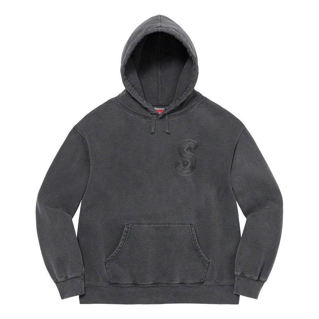 Supreme Supreme over dyed S logo hoodie washed black Size US XL / EU 56 / 4 - 1 Thumbnail