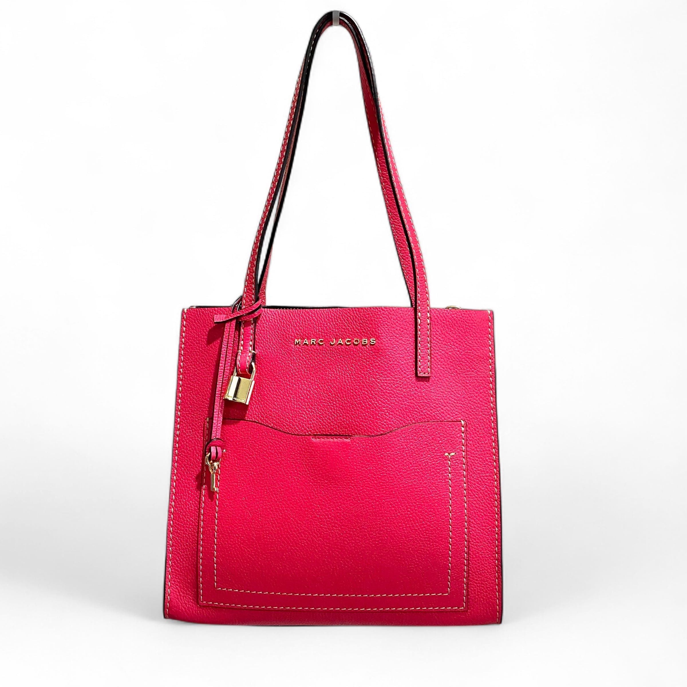 Marc Jacobs Marc Jacobs Leather Shoulder Bag Pink Size ONE SIZE - 1 Thumbnail