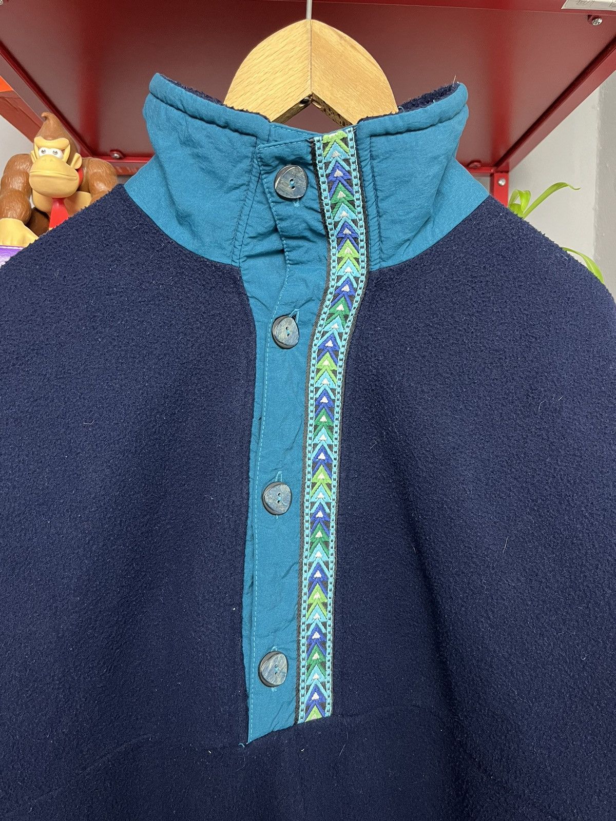 Japanese Brand × Vintage Vintage 80s fleece jacket danish design synchilla style Size US XL / EU 56 / 4 - 4 Thumbnail