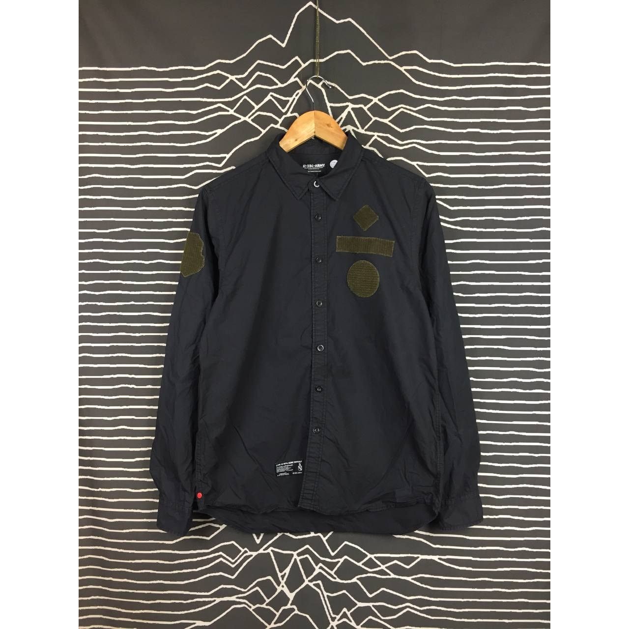 Japanese Brand × izzue IZZUE Army IZ-X04-ARMY Union Made Longsleeve Shirt Size US M / EU 48-50 / 2 - 2 Thumbnail