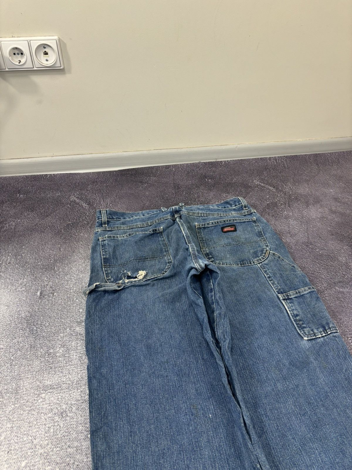 Dickies Vintage Dickies Workwear USA Blue Utility Work Denim Jeans Size US 36 / EU 52 - 6 Thumbnail