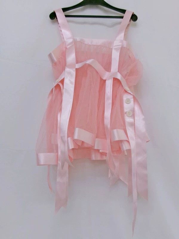 Comme des Garcons Comme Des Garcons Retro pink gauze blouse Size S / US 4 / IT 40 - 4 Thumbnail
