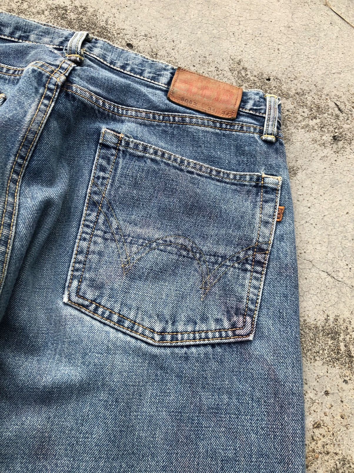Edwin WIDE LEG SELVEDGE EDWIN PAINTED DENIM Size US 34 / EU 50 - 8 Thumbnail