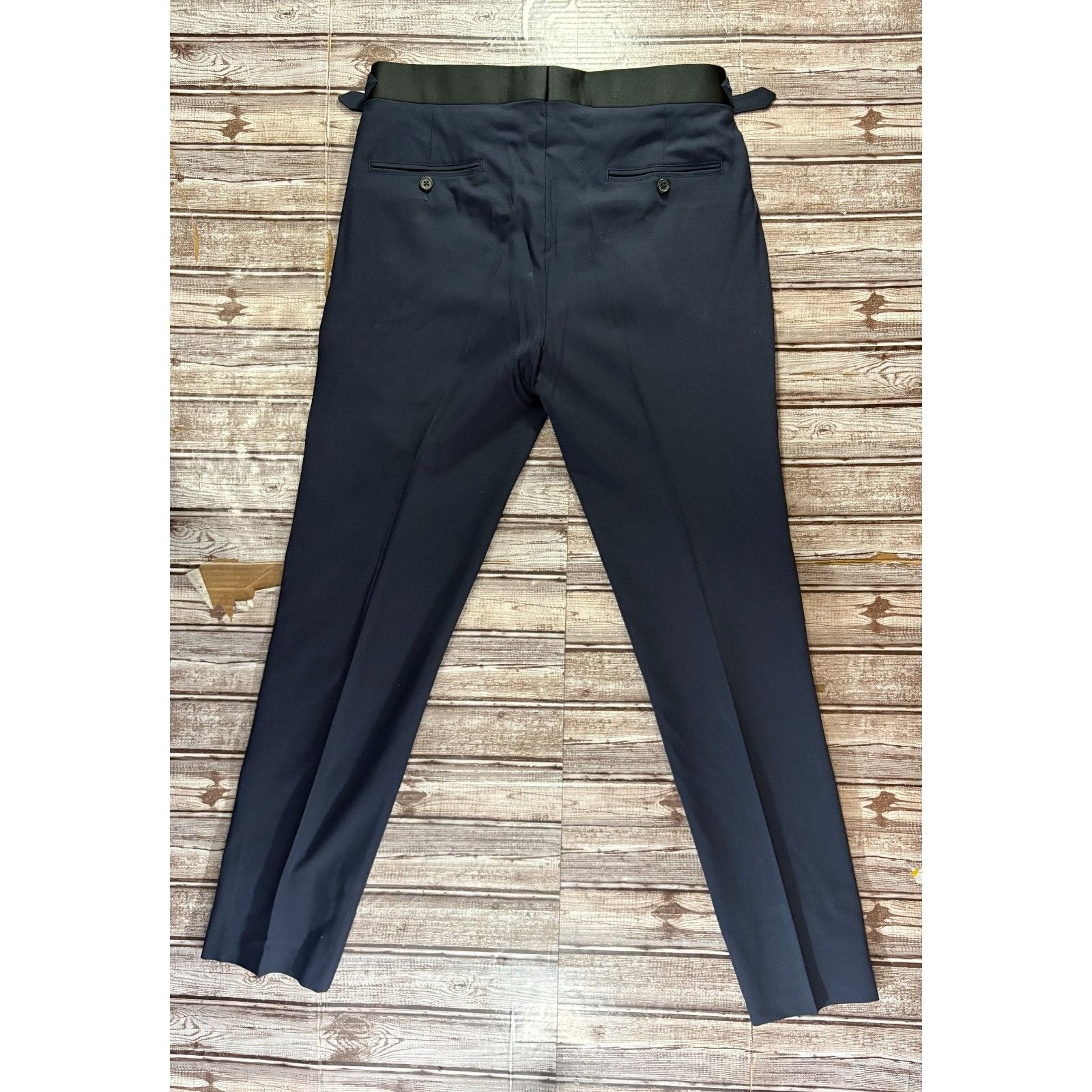Todd Snyder Todd Snyder Wool Military Tuxedo Dress Pants Size 32 x 30 co Size US 32 / EU 48 - 4 Thumbnail