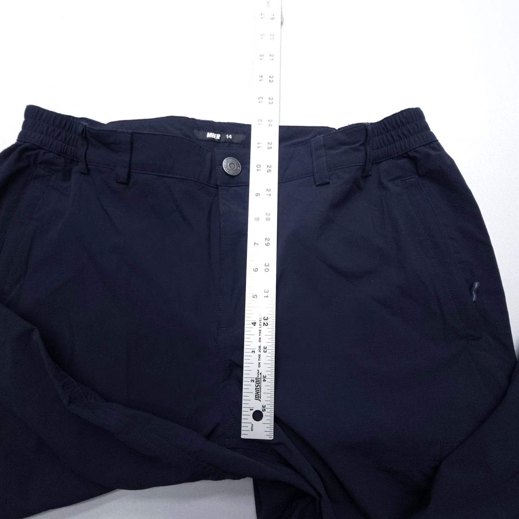 Vintage Mier Hiking Tech Cargo Pants Womens 14 Navy Stretch Ripstop Travel Fishing Light Size 36" / US 14 / IT 50 - 7 Thumbnail