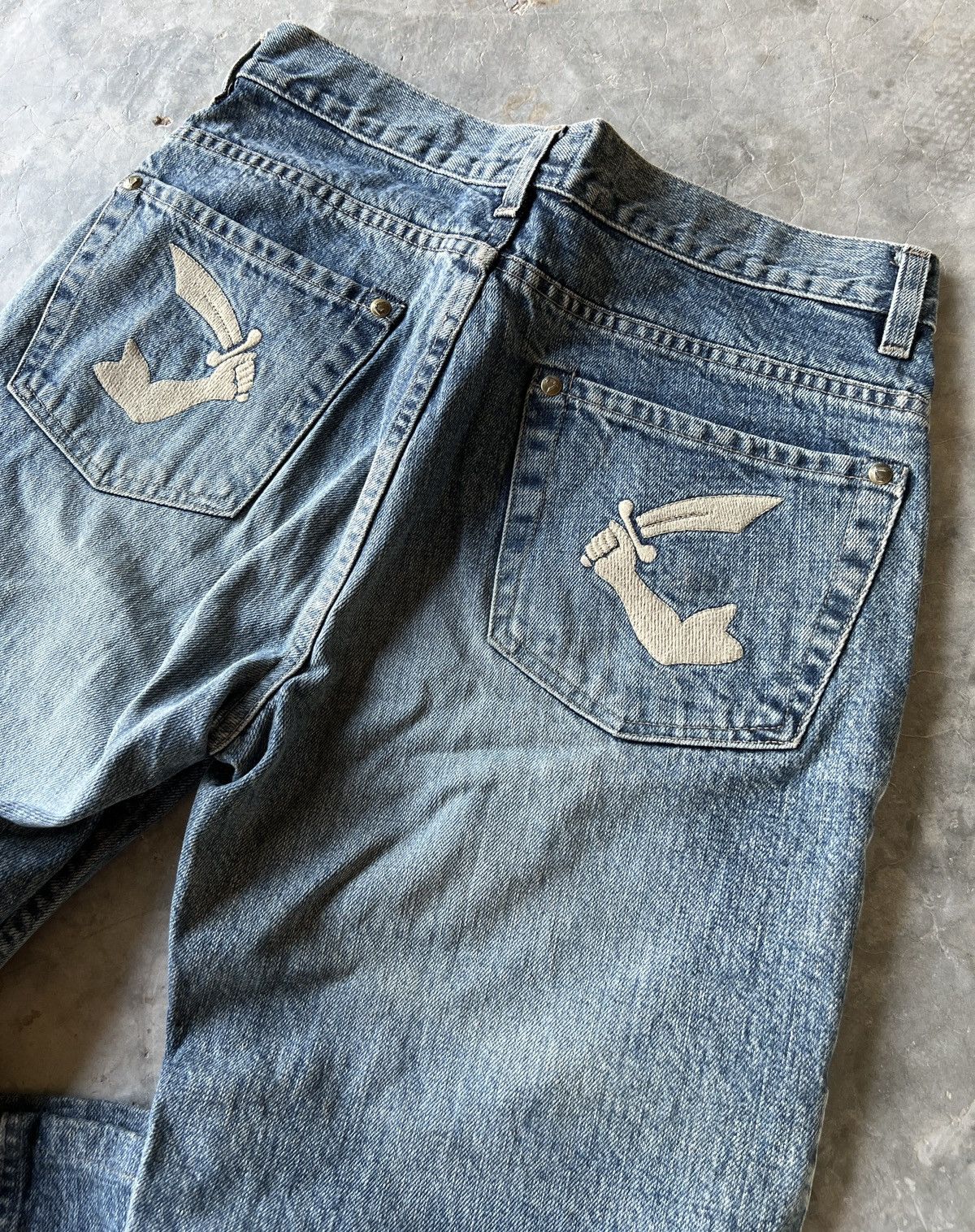 Seditionaries × Vintage × Vivienne Westwood 90s vintage Vivienne Westwood jeans, Anglomania,Embroidery Size US 31 - 5 Thumbnail