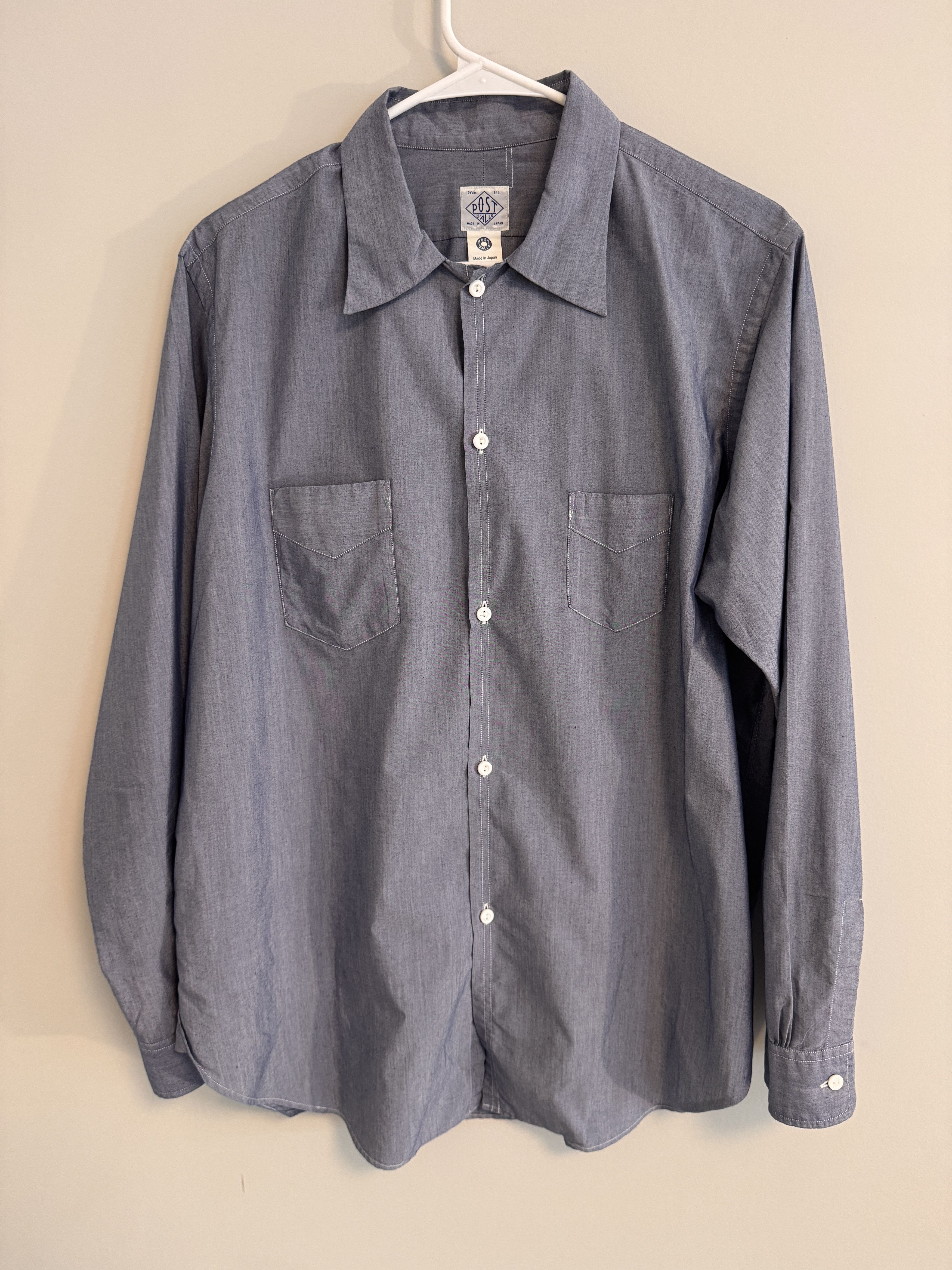 Post Overalls 3211-FC NEUTRA 3 : feather chambray indigo Size US M / EU 48-50 / 2 - 1 Thumbnail