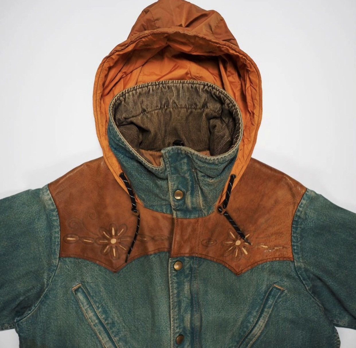 KAPITAL KOUNTRY made old faded logging hunting jacket2412-
