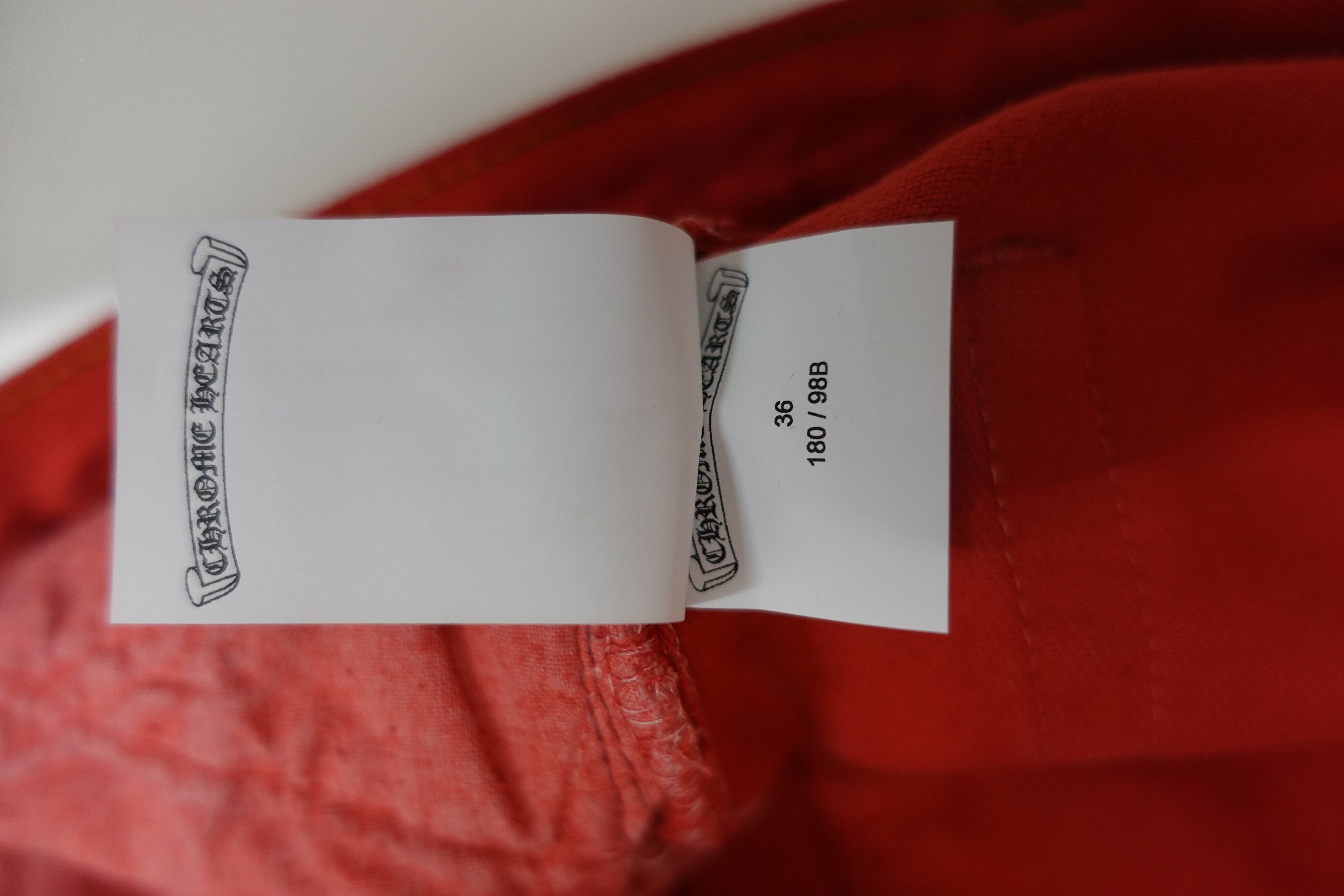 Chrome Hearts Chrome Hearts Red Cross Patch Jeans Size US 36 / EU 52 - 8 Thumbnail