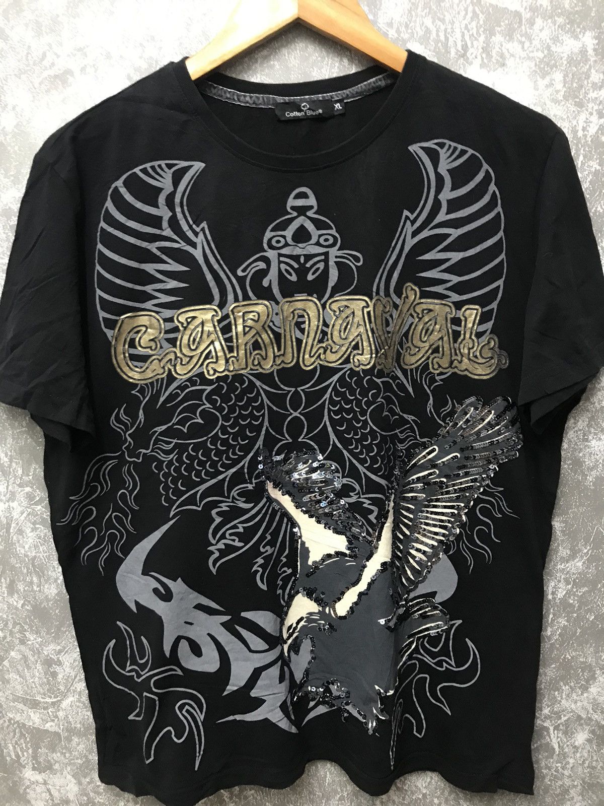 Affliction × Ed Hardy × Southpole Affliction Southpole Eagle Y2K Graphic Tee Size US XL / EU 56 / 4 - 1 Thumbnail