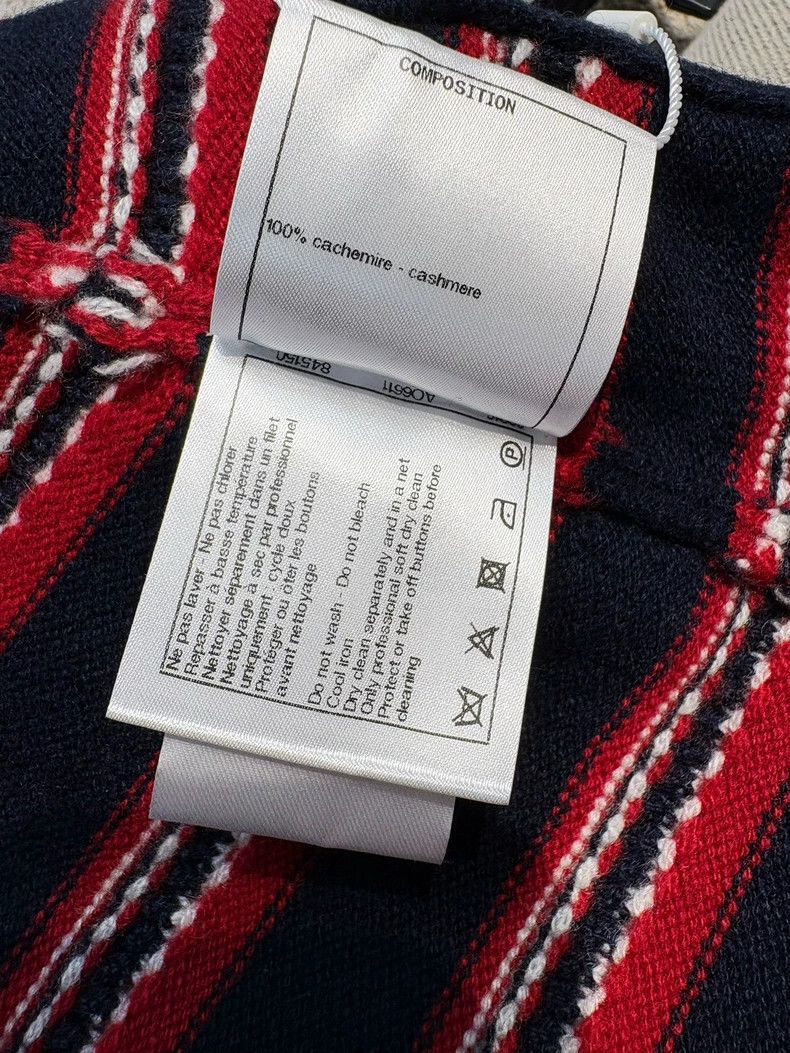 Chanel Chanel SizeS 21C red and blue color block 36 size striped k Size 24" / US 00 / IT 34 - 8 Thumbnail