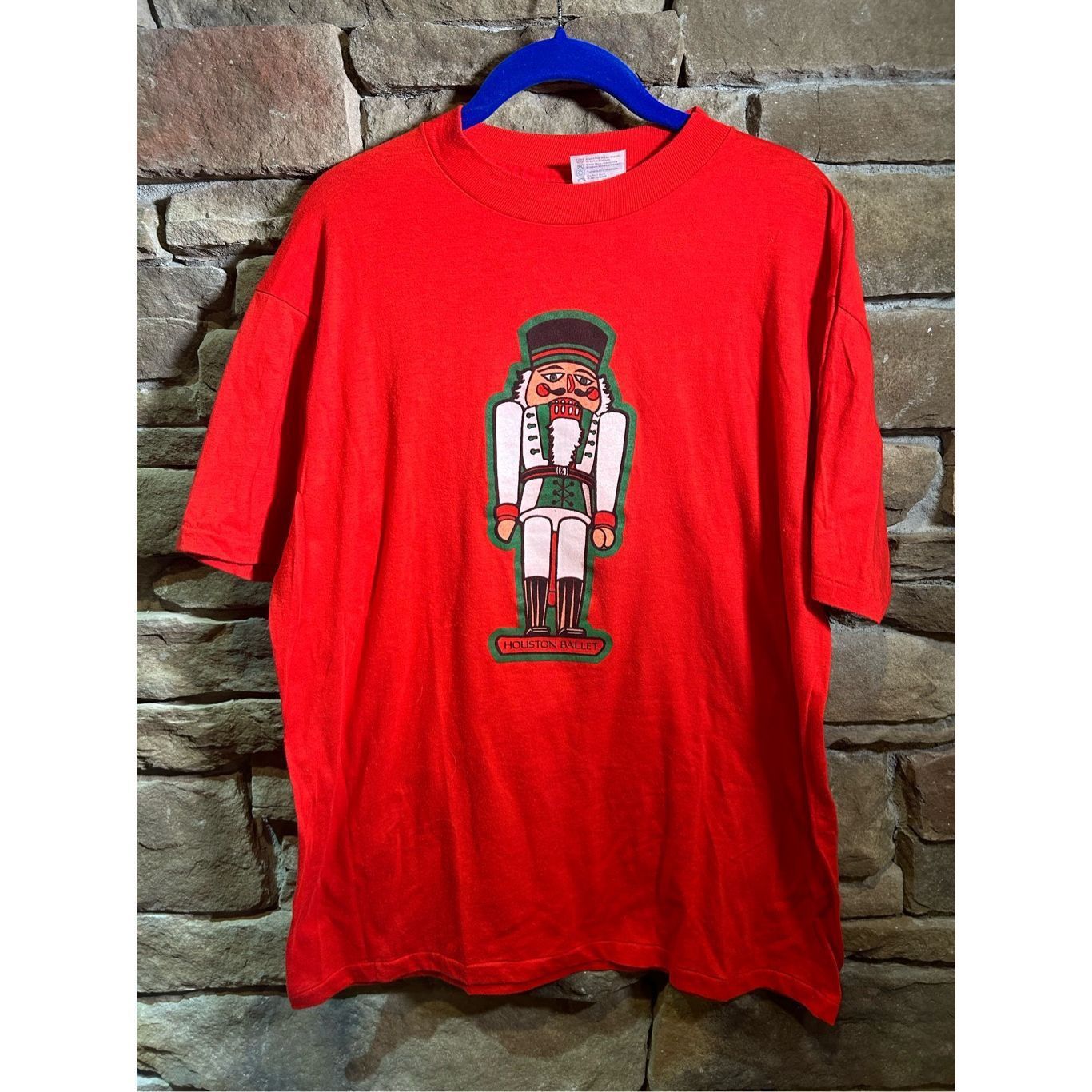 Vintage Men’s XL - Vintage 1980s Houston Ballet Nutcracker Tshirt Si Size US XL / EU 56 / 4 - 1 Thumbnail