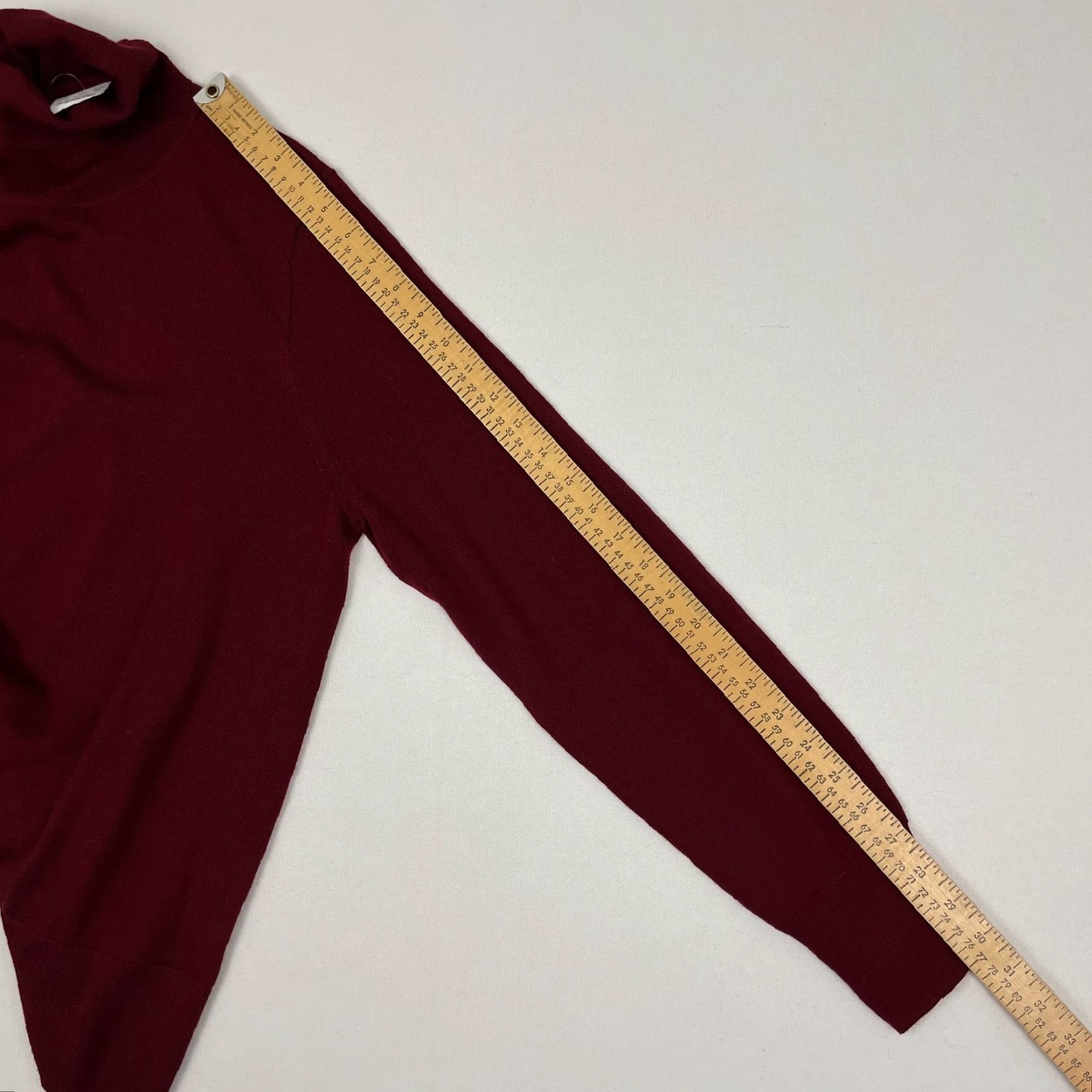 J.Crew J Crew Sweater Womens XL Red Turtleneck Washable Merino Wool Blend NEW Size XL / US 12-14 / IT 48-50 - 6 Thumbnail