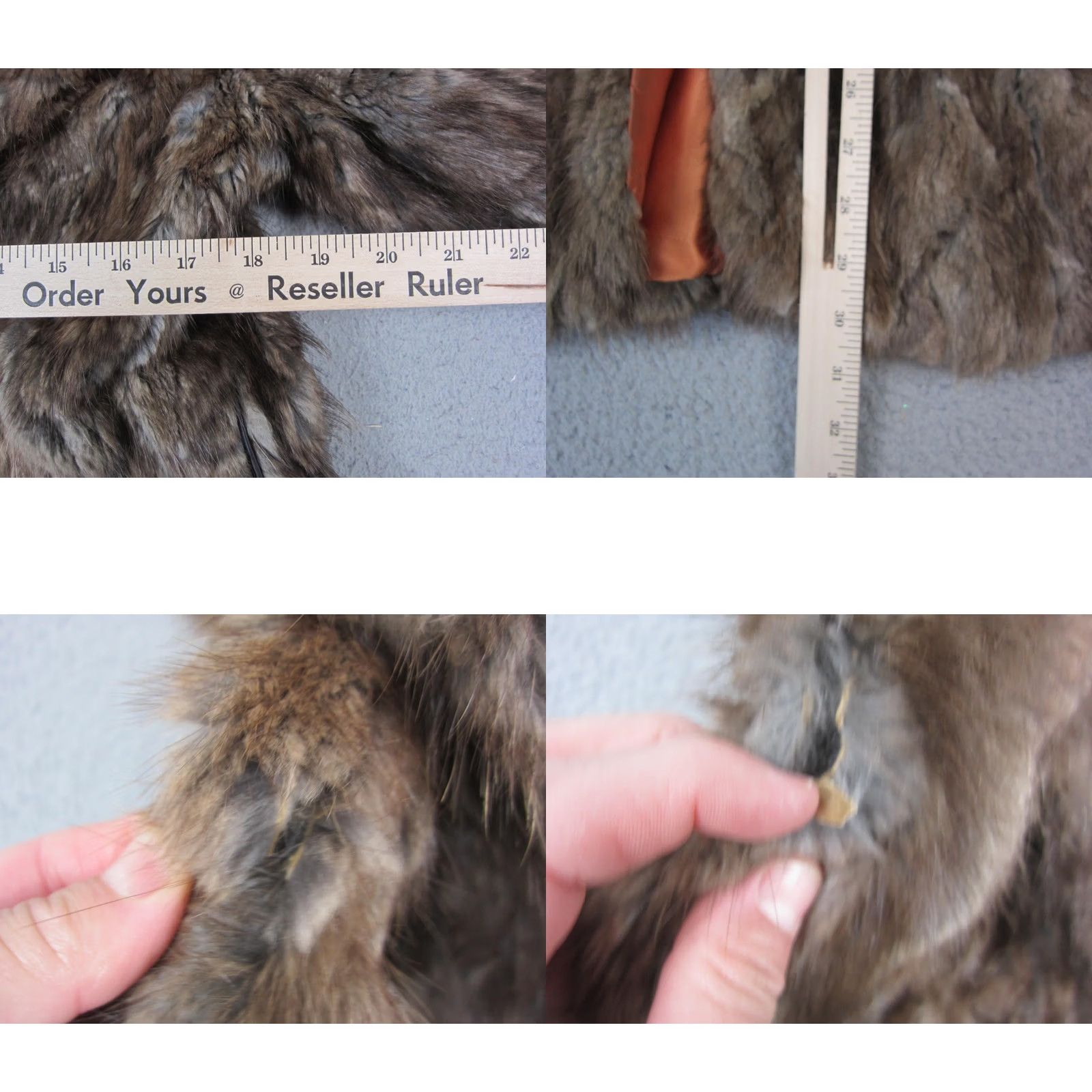 Vintage VINTAGE Fur Coat Womens Small Brown Mod Plush Winter Coat Glam 60s 70s Size S / US 4 / IT 40 - 9 Thumbnail