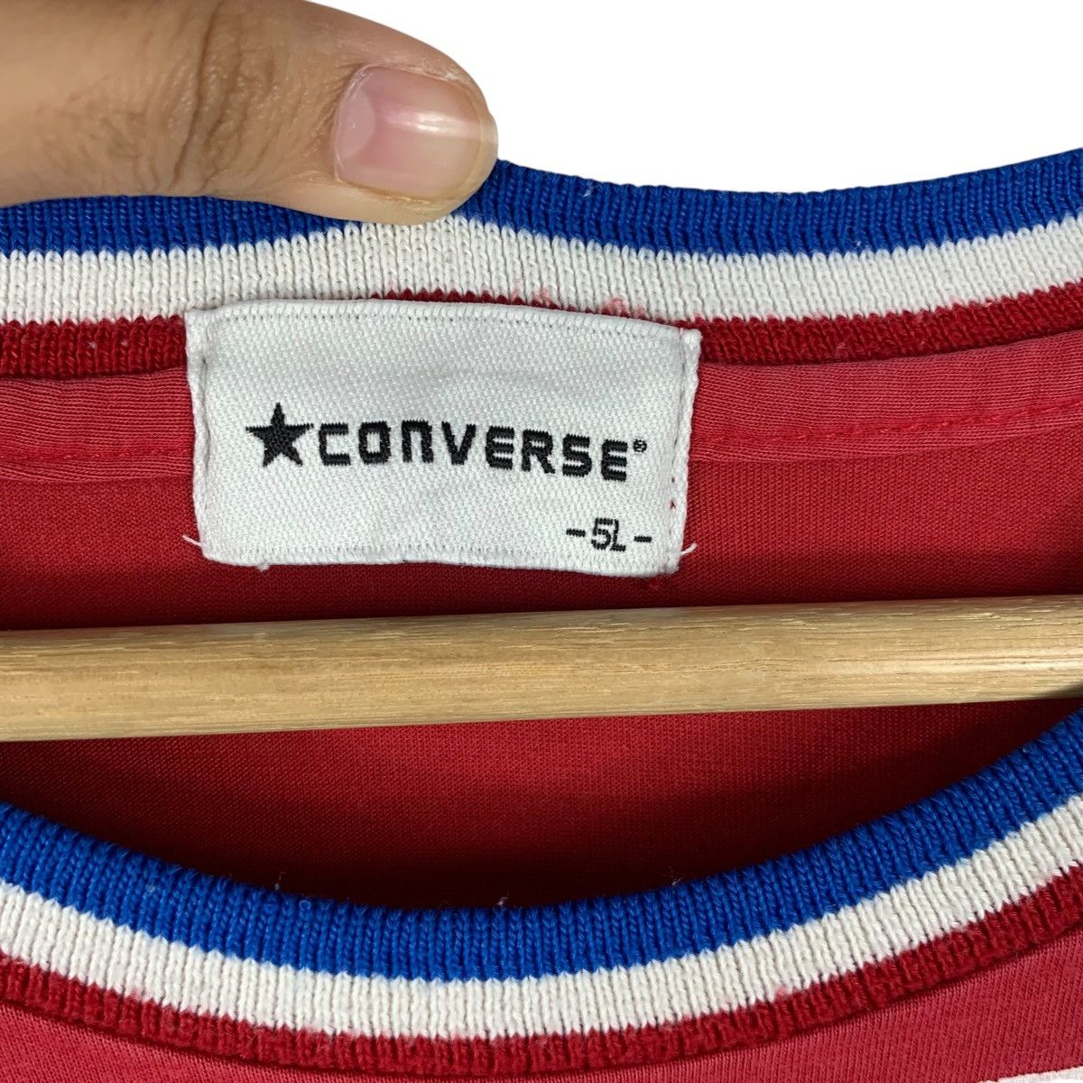 Converse Vintage CONVERSE CHUCK TAYLOR All Star Baskeball Tee Shirt Size XXL / US 16-18 / IT 52-54 - 6 Thumbnail