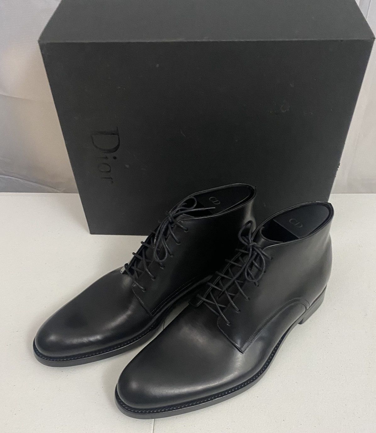 Dior Dior x Kris Van Assche Black Leather Lace Up Boots 11 NEW Size US 11 / EU 44 - 17 Thumbnail