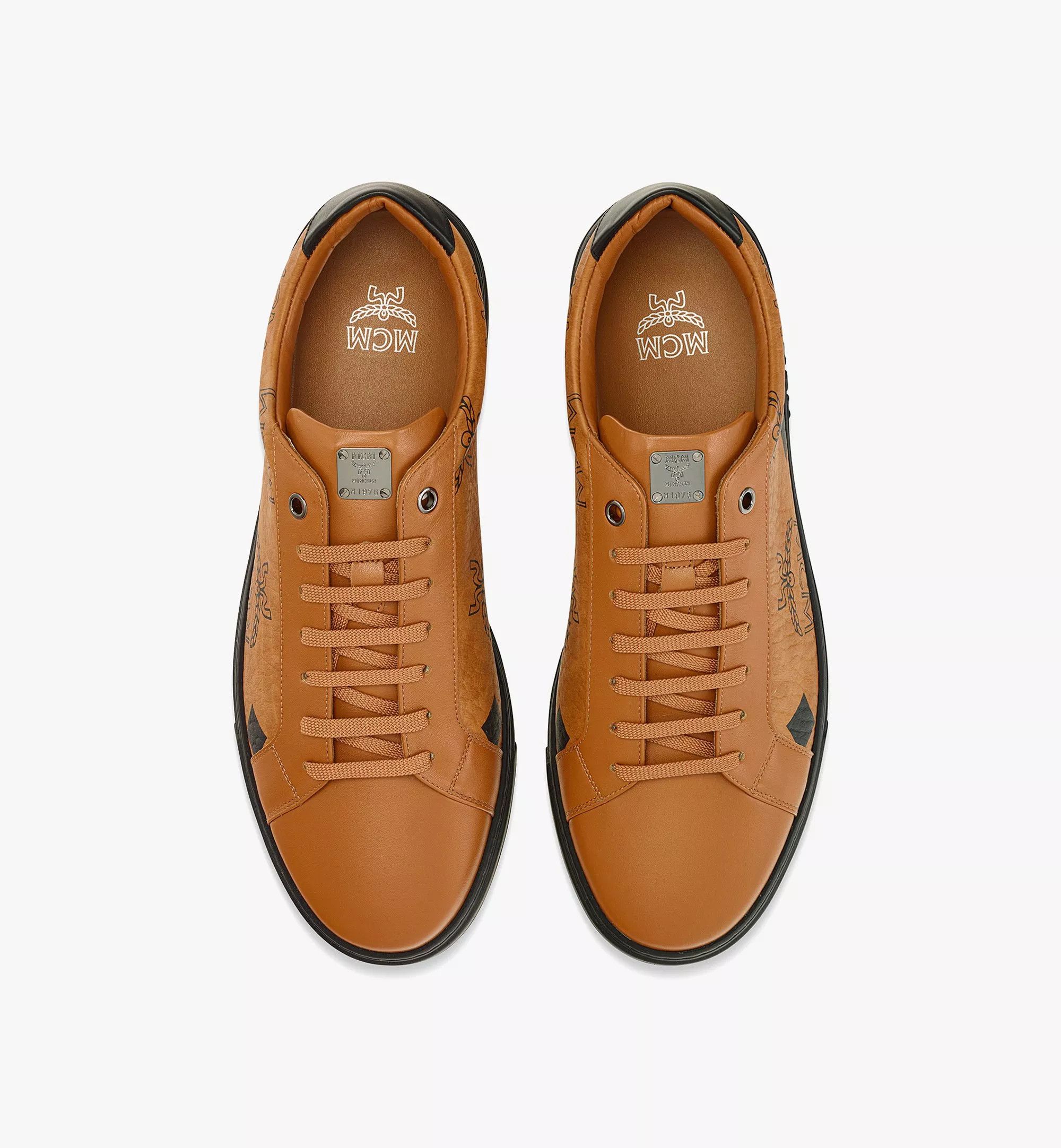 MCM o1mt1gz0125 Low-Top Sneakers in Brown/Black Size US 9 / EU 42 - 4 Thumbnail