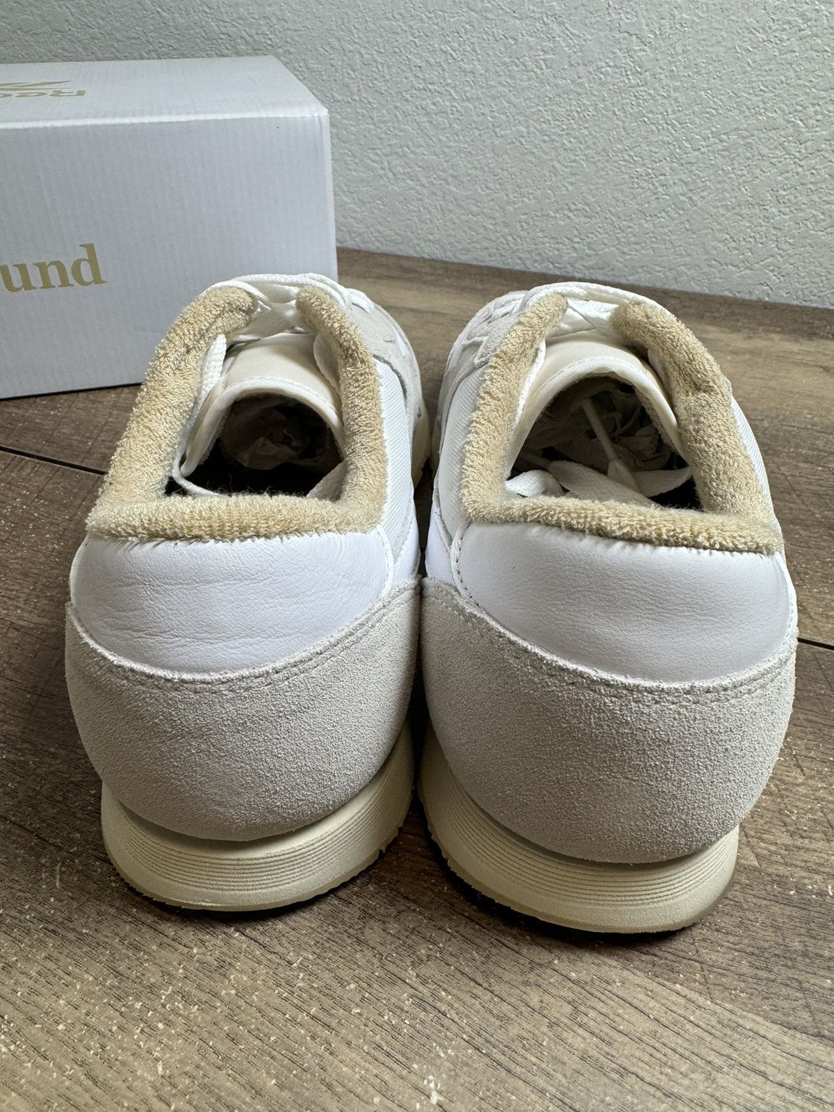 Reebok Reebok x JJJJound Classic Nylon White Grey - Mens Size 10.5 Size US 10.5 / EU 43-44 - 4 Thumbnail