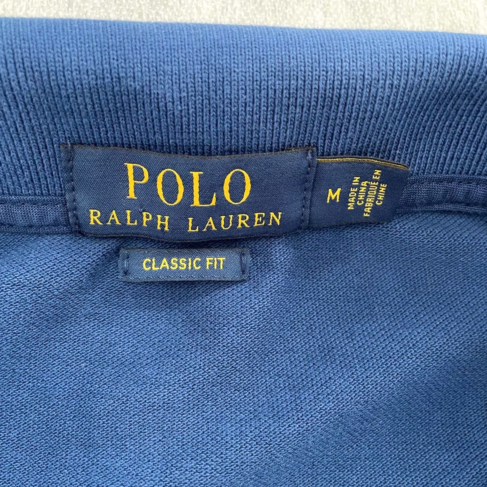 Polo Ralph Lauren Polo Ralph Lauren Shirt Adult Medium Blue Ombre Short Sleeve Classic Fit Mens M Size US M / EU 48-50 / 2 - 5 Thumbnail