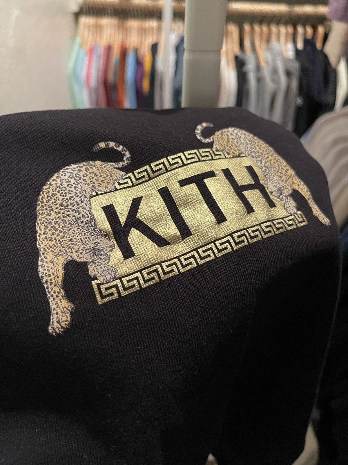 Kith Versace x Kith Jaguar T Shirt XXL Black | Grailed