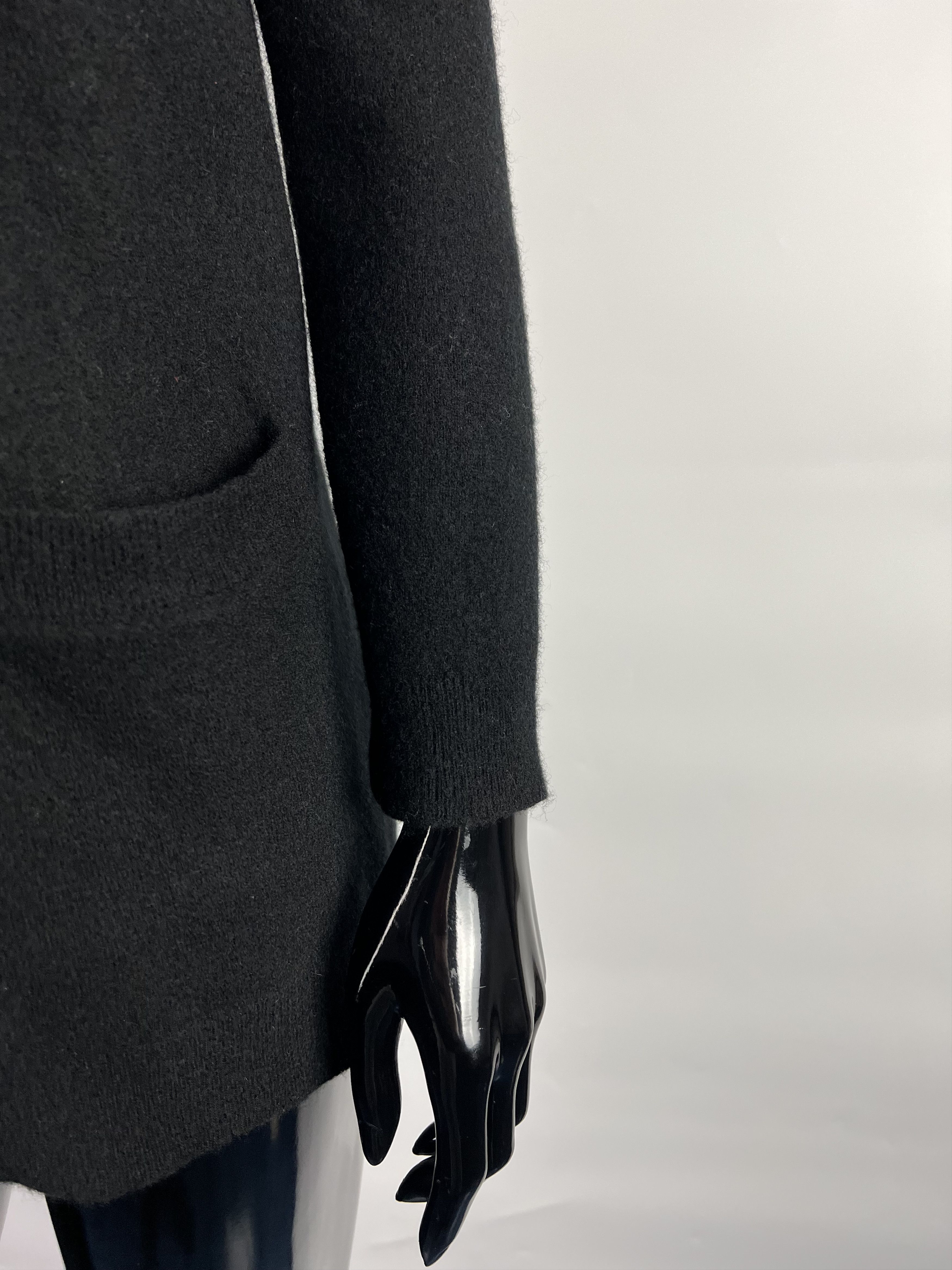Sandro Sandro Wool Cashmere Open Cardigan Leather Aplication Size 1 Size S / US 4 / IT 40 - 7 Thumbnail