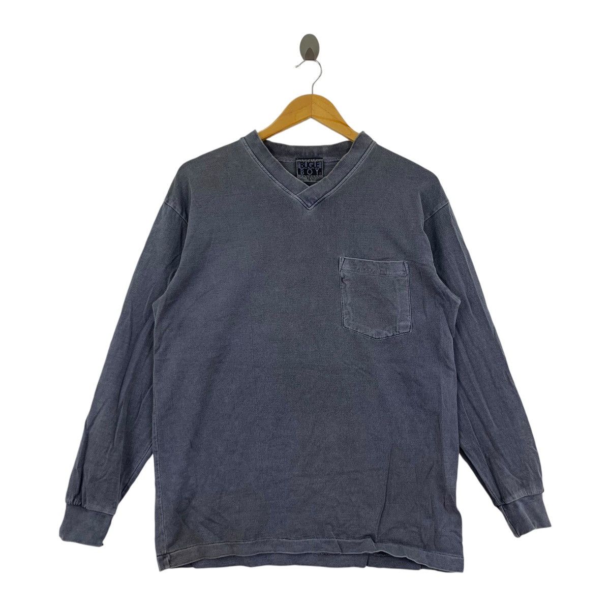 Bugle Boy Vintage BUGLE BOY SKATEBOARD Natural Dye Tee Shirt Top Size US L / EU 52-54 / 3 - 1 Thumbnail