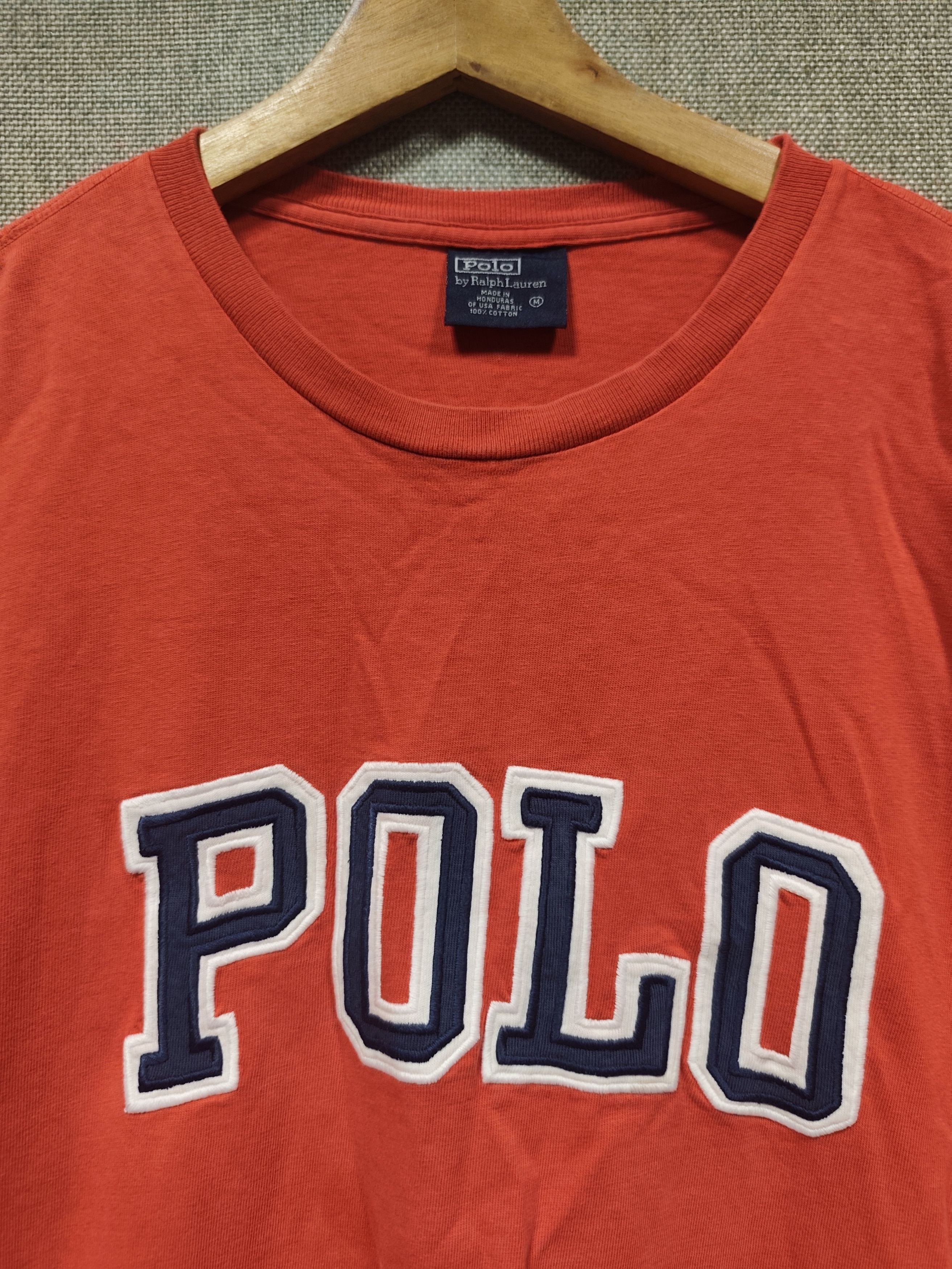 Polo Ralph Lauren Vintage t shirt Polo Ralph Lauren spellout Size US M / EU 48-50 / 2 - 3 Thumbnail