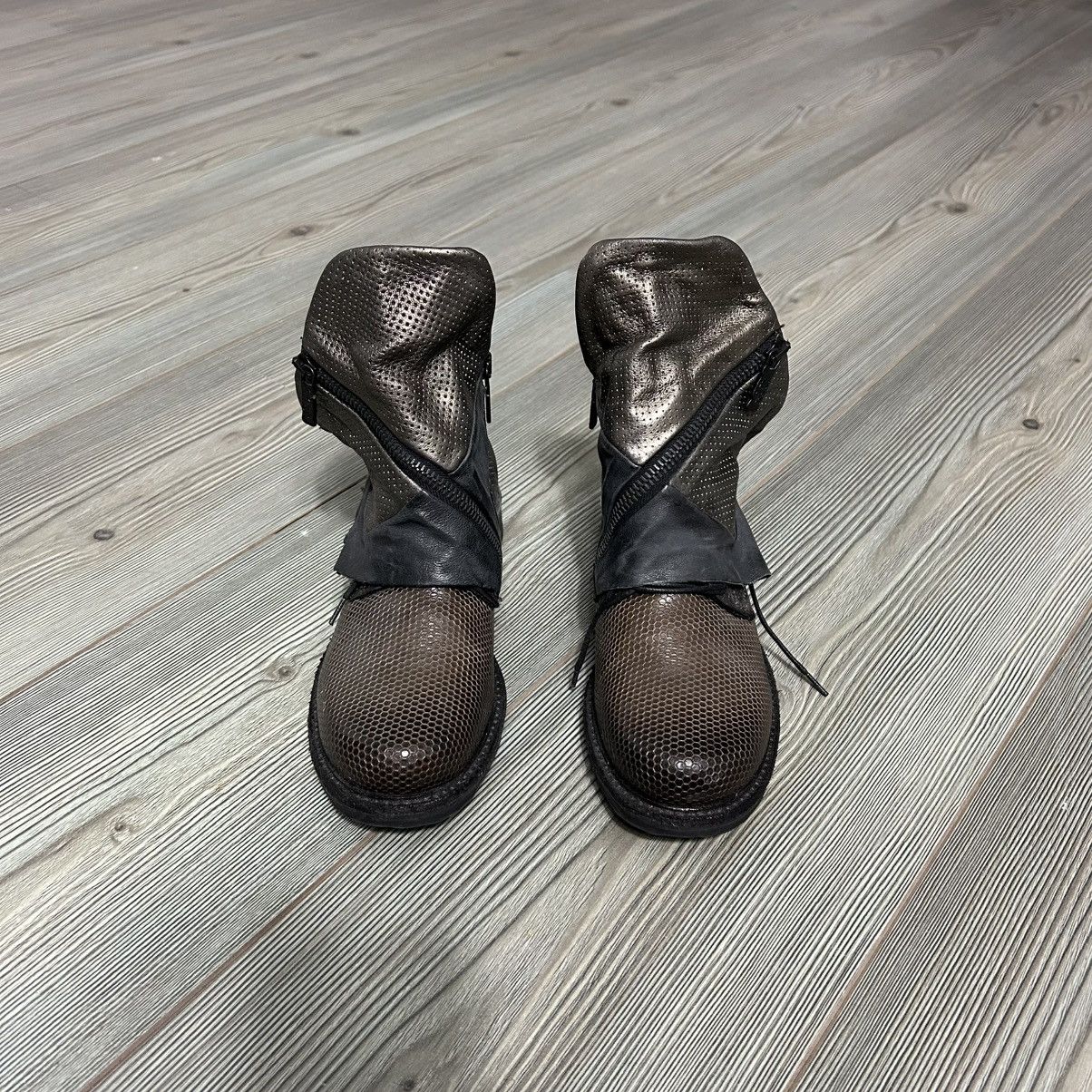 A.S.98 AS 98 Airstep Boho Biker Distressed Rick Owens Style Boots Size US 6 / IT 36 - 6 Thumbnail