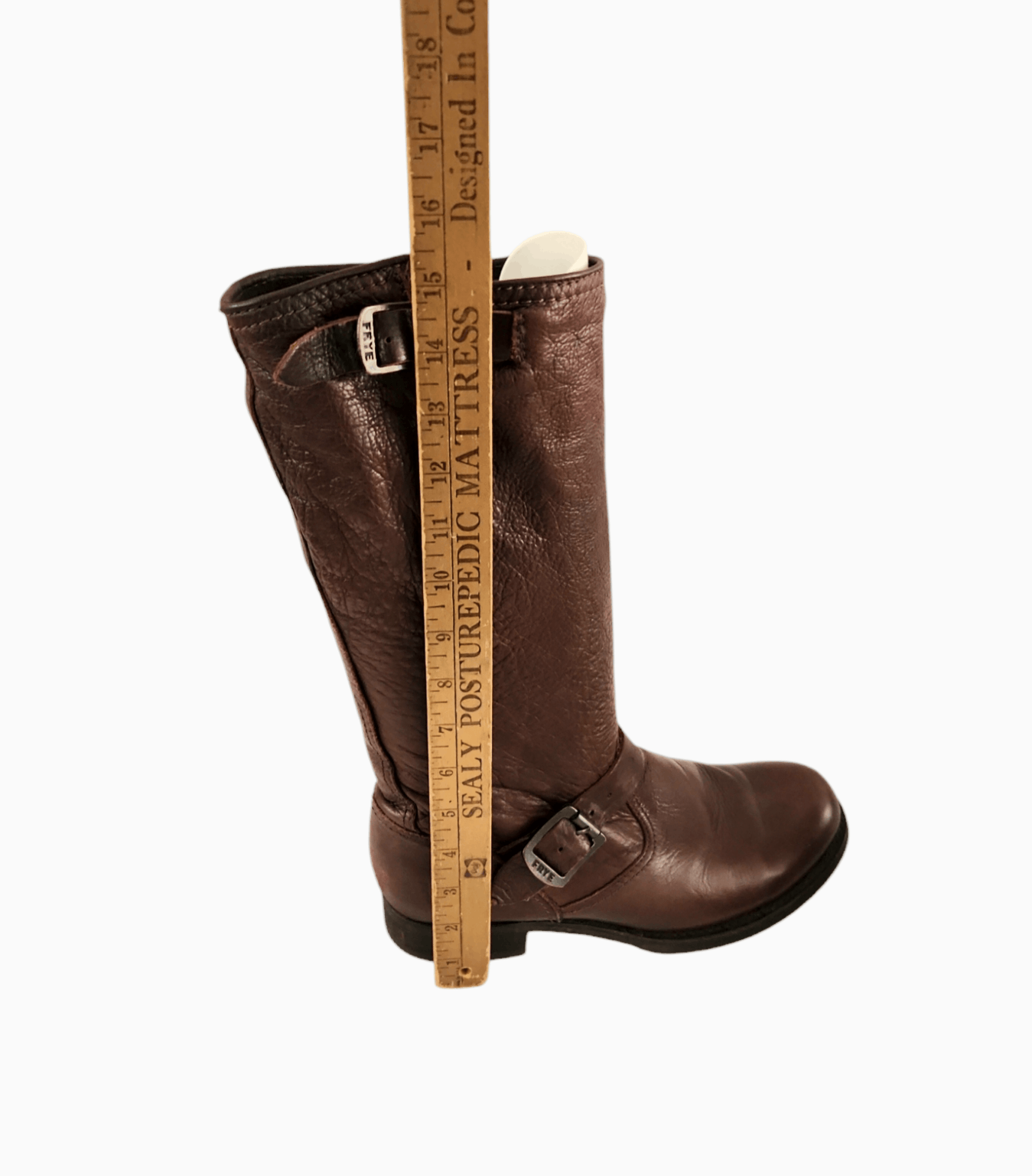 Frye FRYE SLOUCH Tall Brown Leather Motorcycle style Boots SZ 9 Size US 9 / IT 39 - 2 Thumbnail