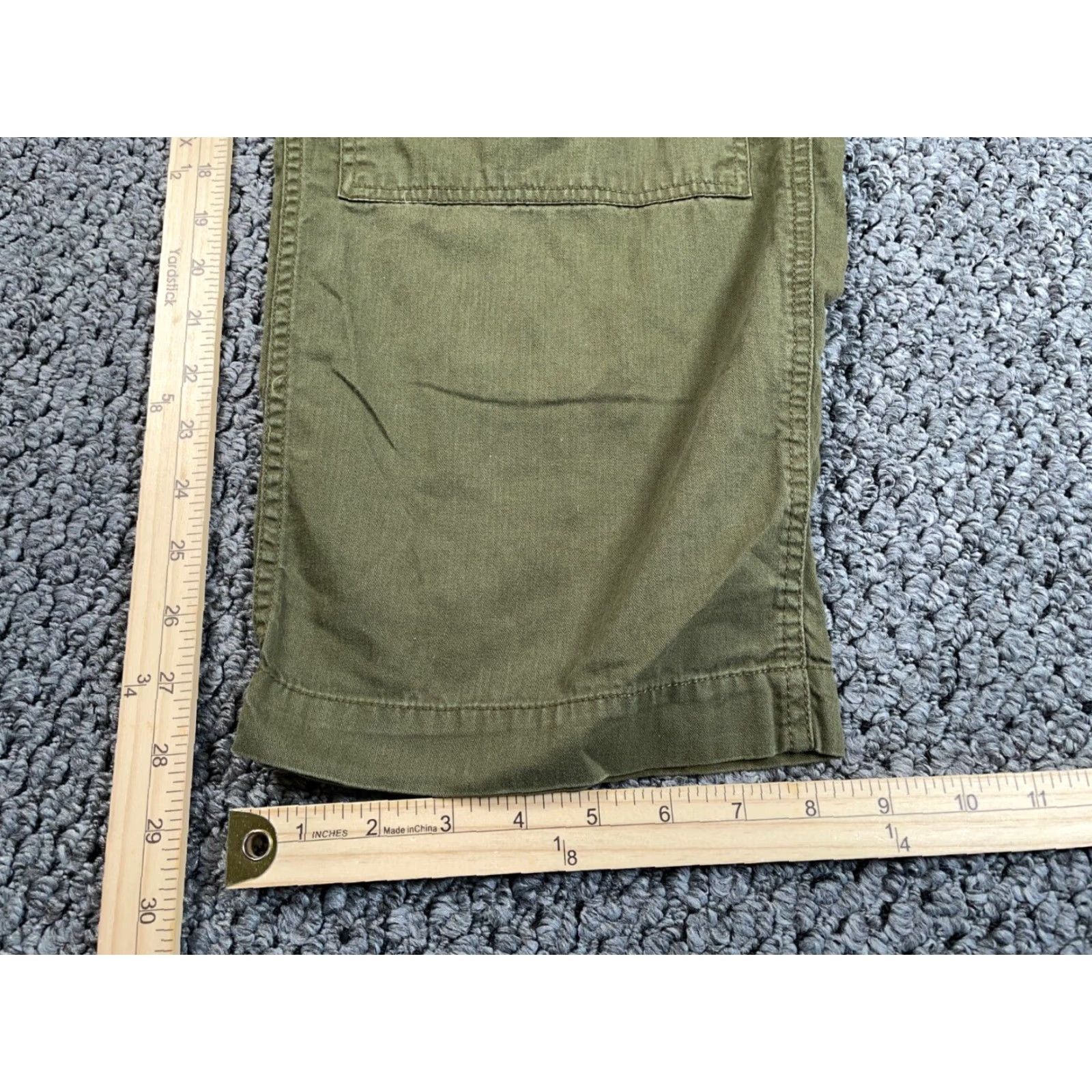Vintage VINTAGE Sonoma Tactical Cargo Pants Mens 32 x 28 Green Straight Leg Workwear Outdoors Size US 30 / EU 46 - 5 Thumbnail