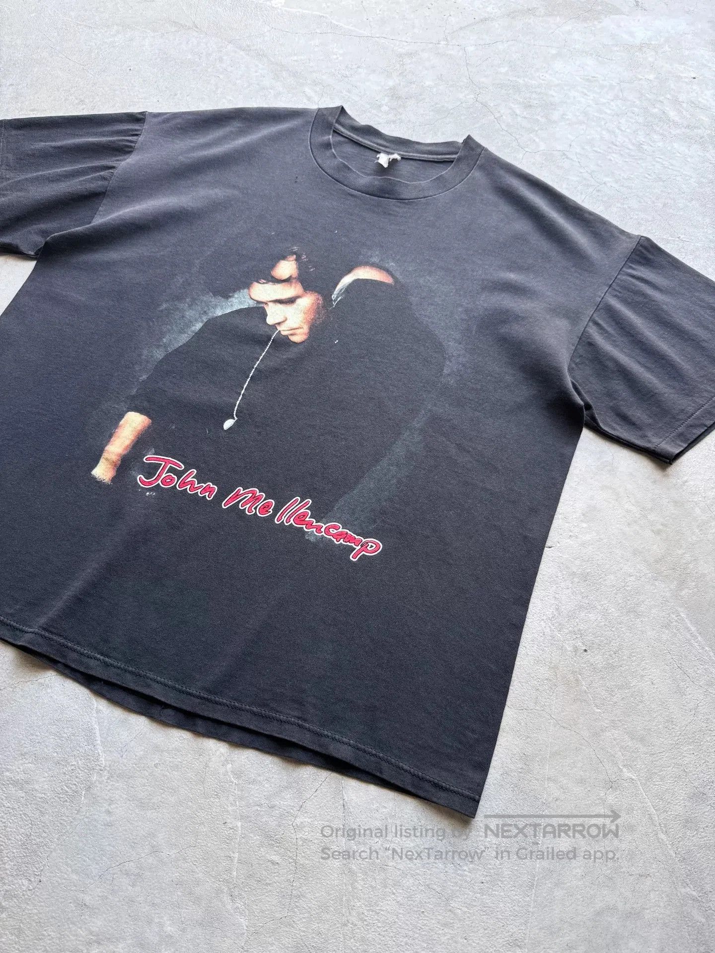 Vintage Vintage 90s John Mellencamp Concert Tee. Size US XL / EU 56 / 4 - 2 Thumbnail