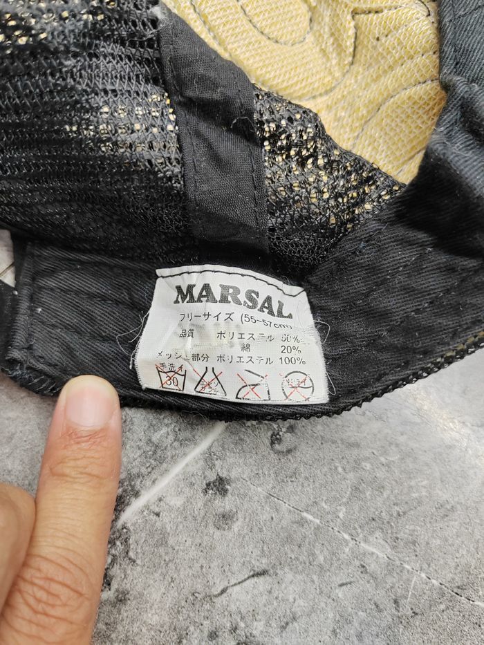 Japanese Brand Vintage Marsal Distressed Style Trucker Hat Cap Size ONE SIZE - 7 Thumbnail