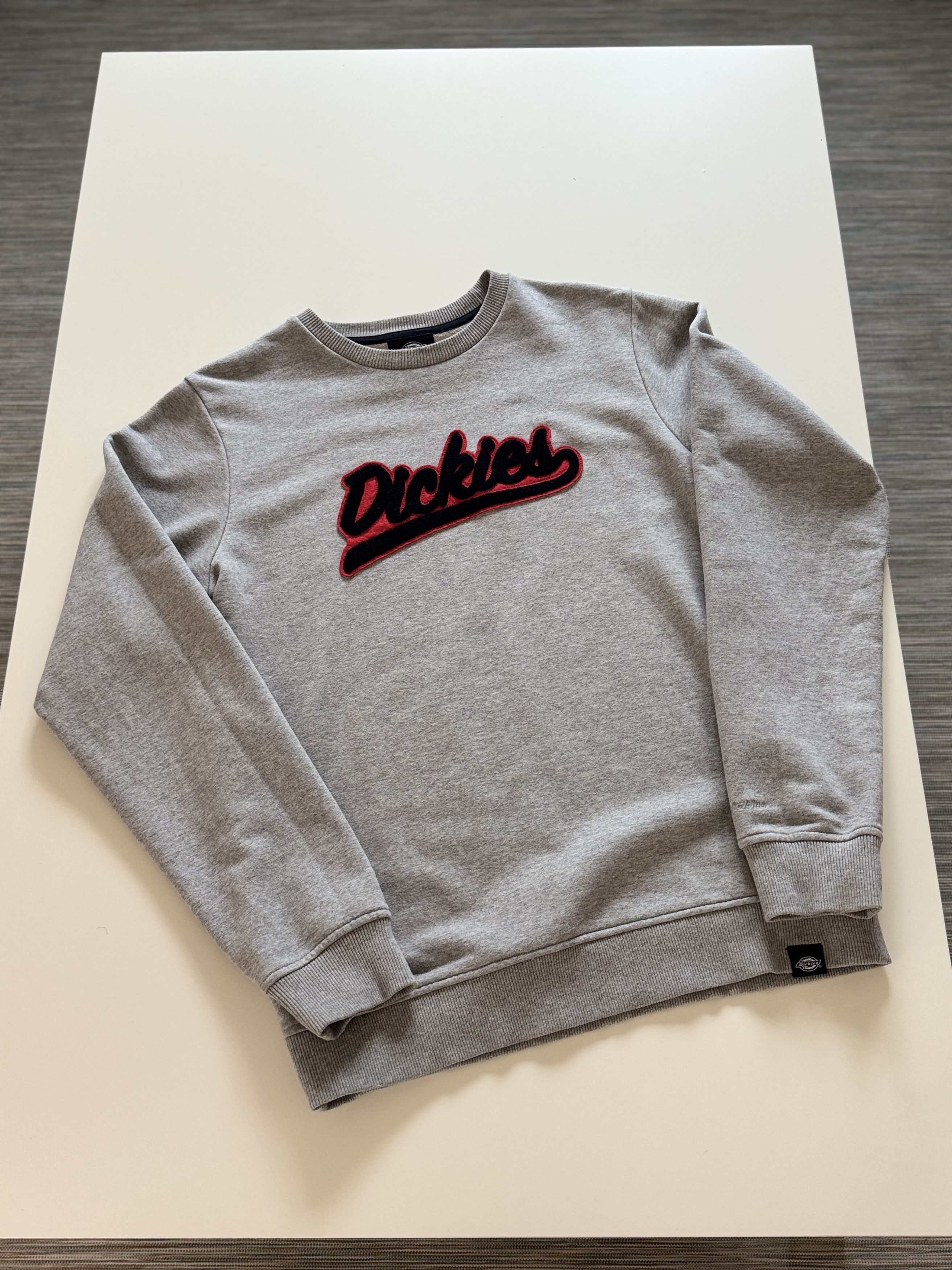 Dickies Vintage gray sweatshirt DICKIES Big red/black logo Size US M / EU 48-50 / 2 - 7 Thumbnail