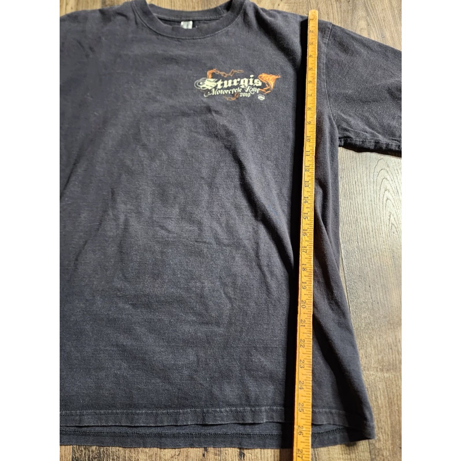 Doublet Sturgis Mens L T-Shirt Motorcycle Rally 70th Annual Double-Sided Crew Neck Black Cotton Short Sleeve Size L Size US L / EU 52-54 / 3 - 3 Thumbnail