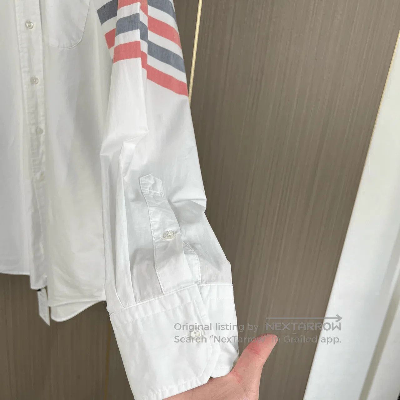 Thom Browne thom browne striped long sleeve shirt. Size US M / EU 48-50 / 2 - 4 Thumbnail