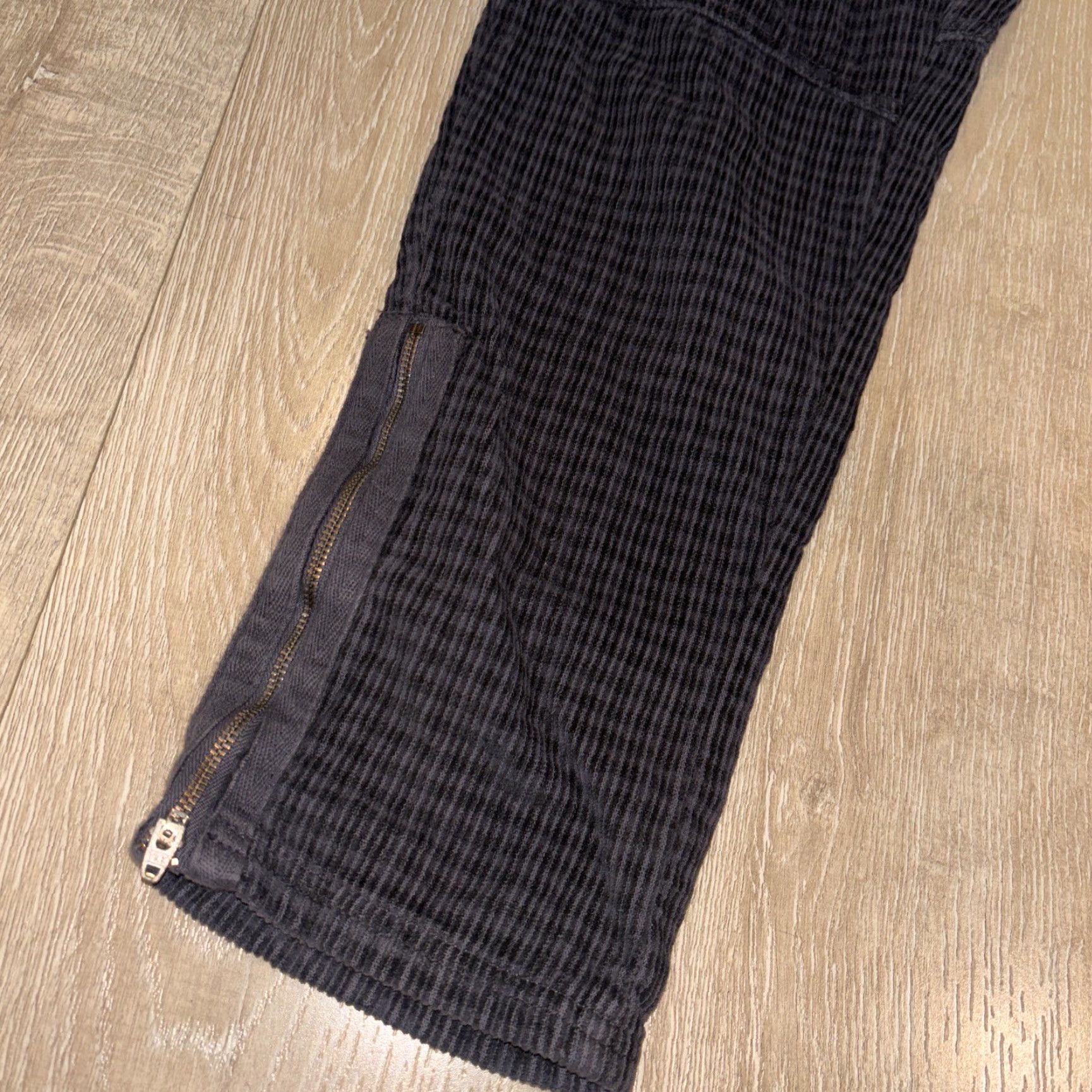 Free People Free People x We The Free London Calling Slouchy Cord Pants Size 27 Regular Women's Pants Tapered Cargo Pocket Blue/Grey Size 27" / US 4 / IT 40 - 4 Thumbnail
