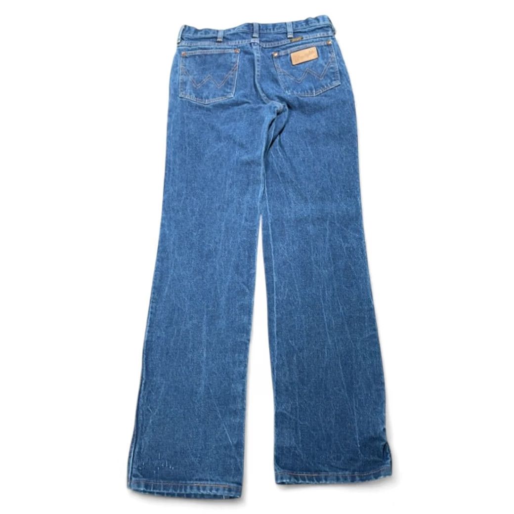 Wrangler VINTAGE Wrangler Jeans Mens 32x33 Blue Cowboy Cut Slim Fit USA Made Western 90s Size US 32 / EU 48 - 2 Thumbnail