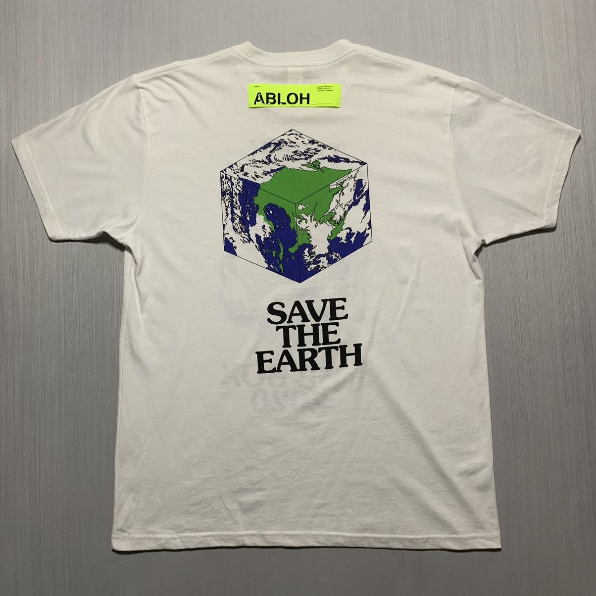 Off-White Virgil Abloh Canary Yellow x Think Outside the Box Tee Size US XL / EU 56 / 4 - 2 Thumbnail